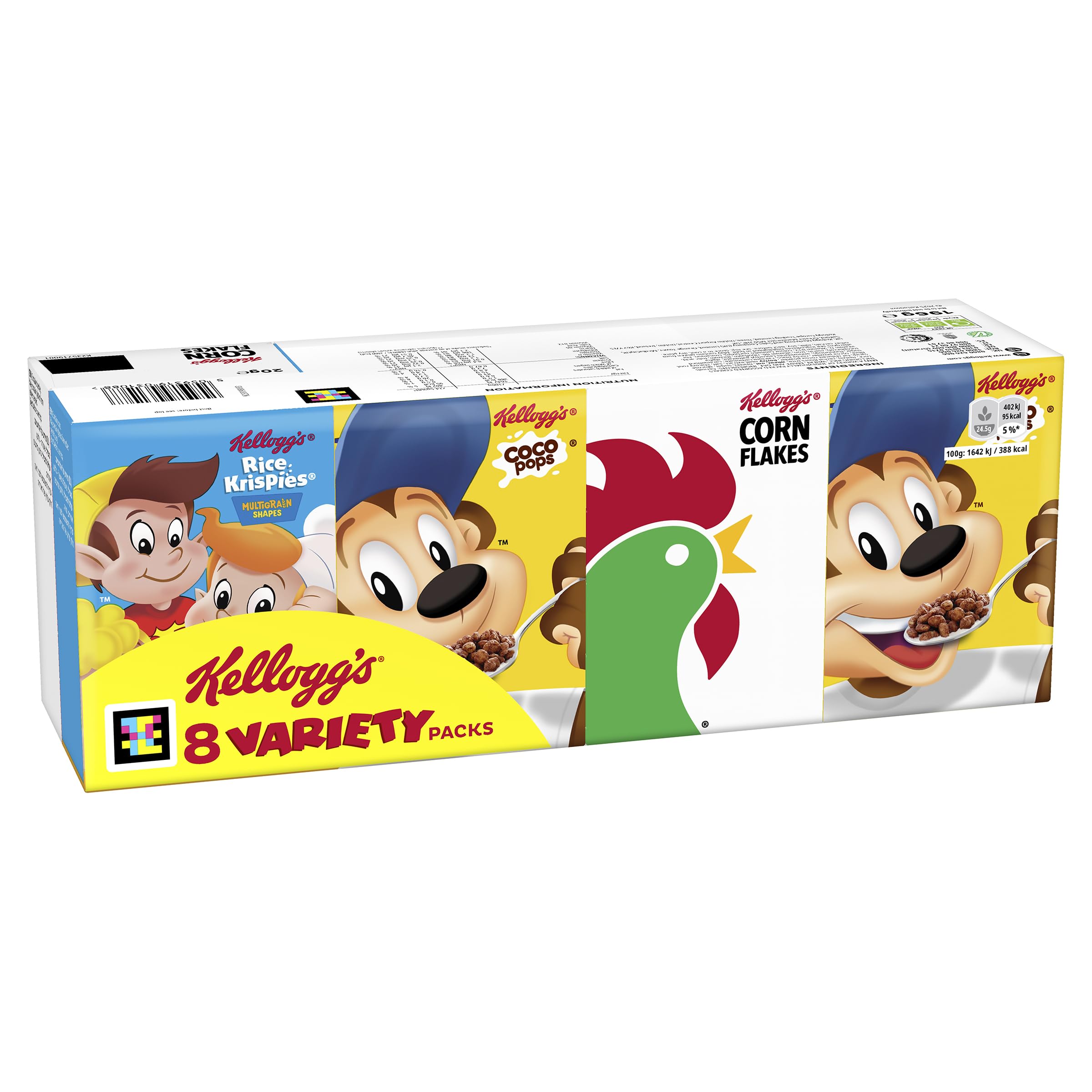 Kellogg's Breakfast Cereal Variety Pack - Assorted UK Cereal Boxes (196g) 5