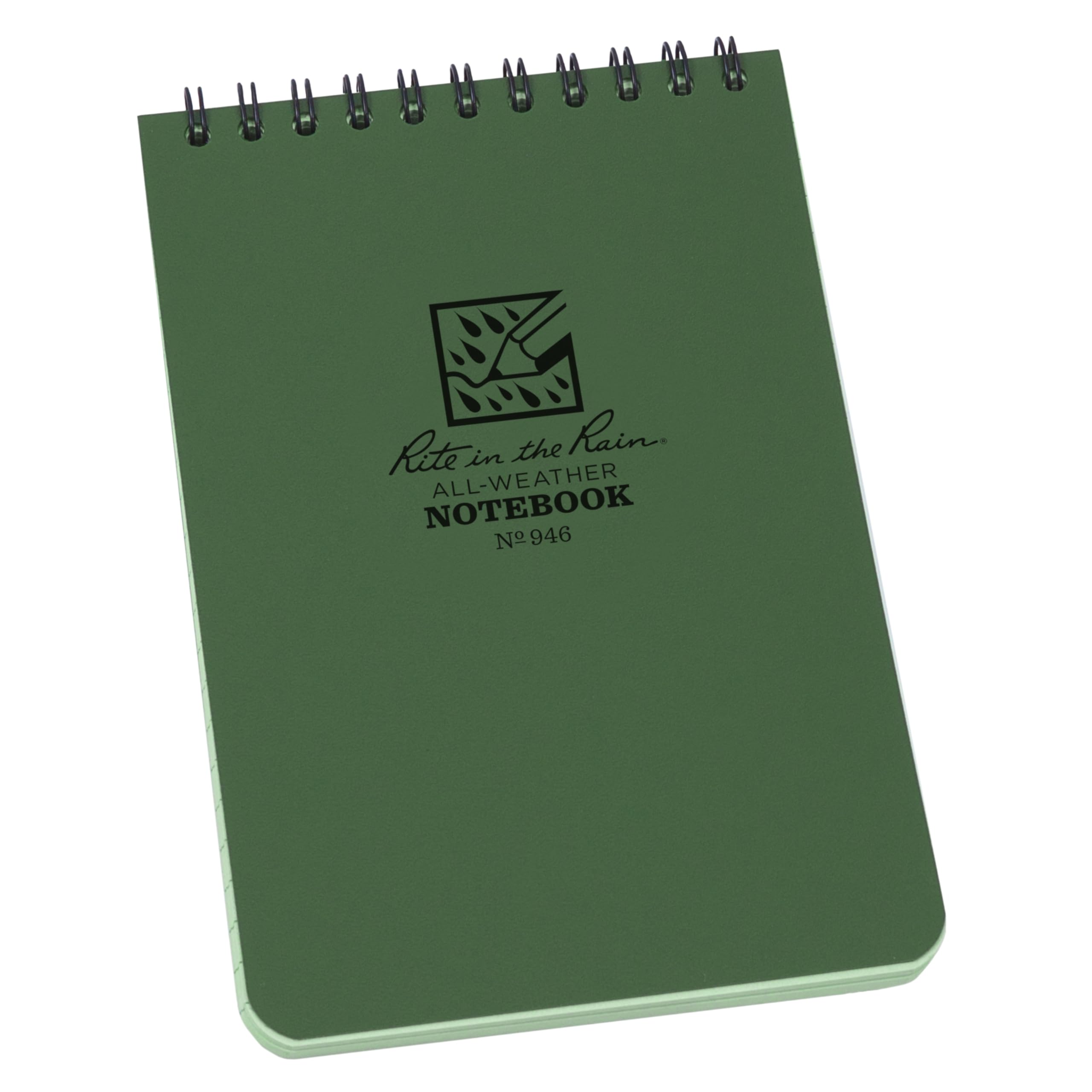 Rite in the Rain Waterproof Pocket Notebook - Top Spiral Bound, 4 x 6 Inch, Universal Lined, 100 Pages 1