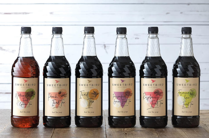 Sweetbird Raspberry Iced Tea Syrup (1 Litre) - Vegan Friendly