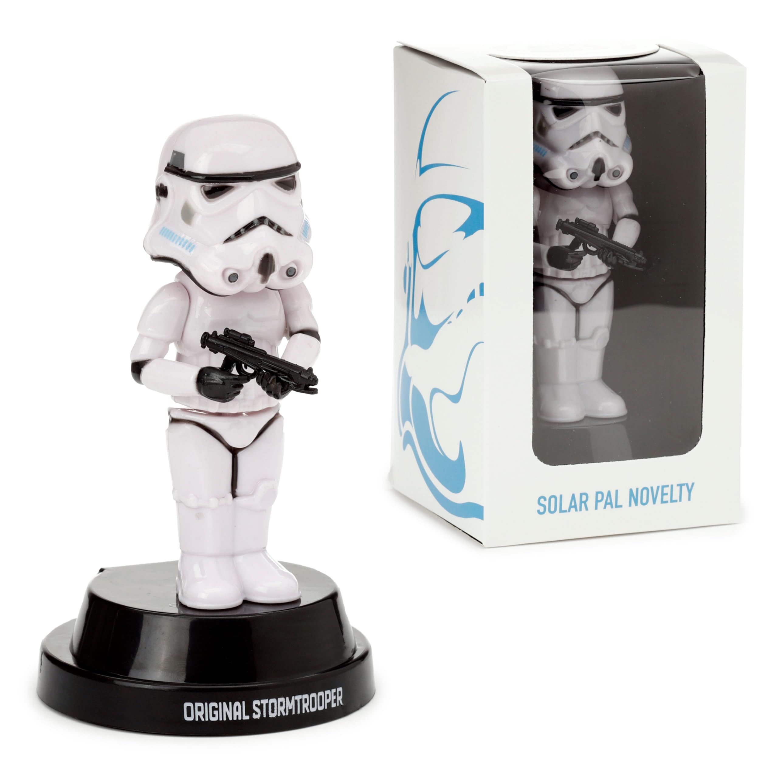 Puckator The Original Stormtrooper Solar Pal - Home Office Table Desk Dashboard Car Decor Decoration - Gift Ideas - Gifts For Teenage Old Boy Girl Dad Mums - Powered KIds Toys Toy Figure Figures 7