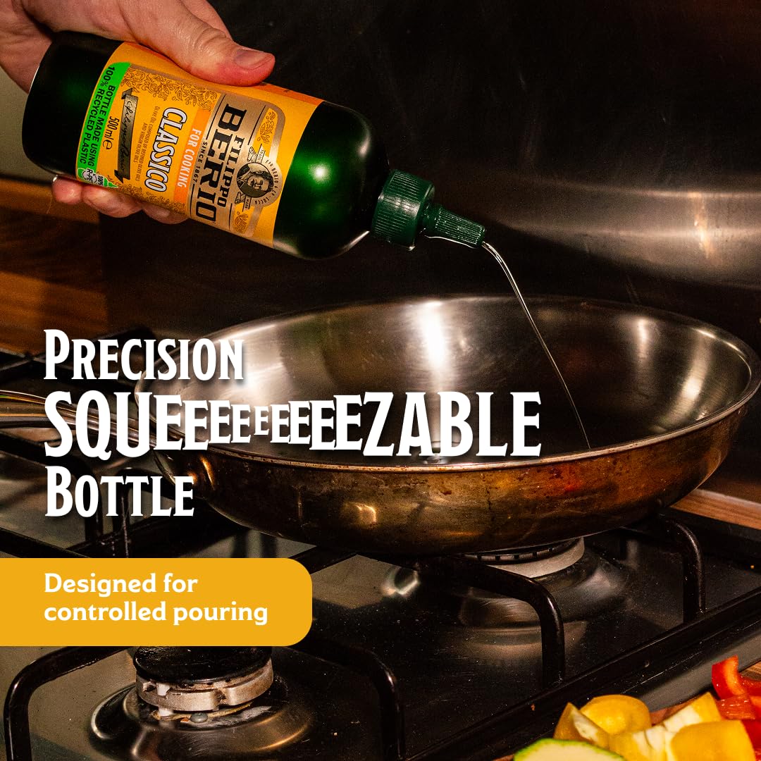 Filippo Berio Classico Olive Oil - Versatile Flavor, Squeezable Bottle | 500ml 2