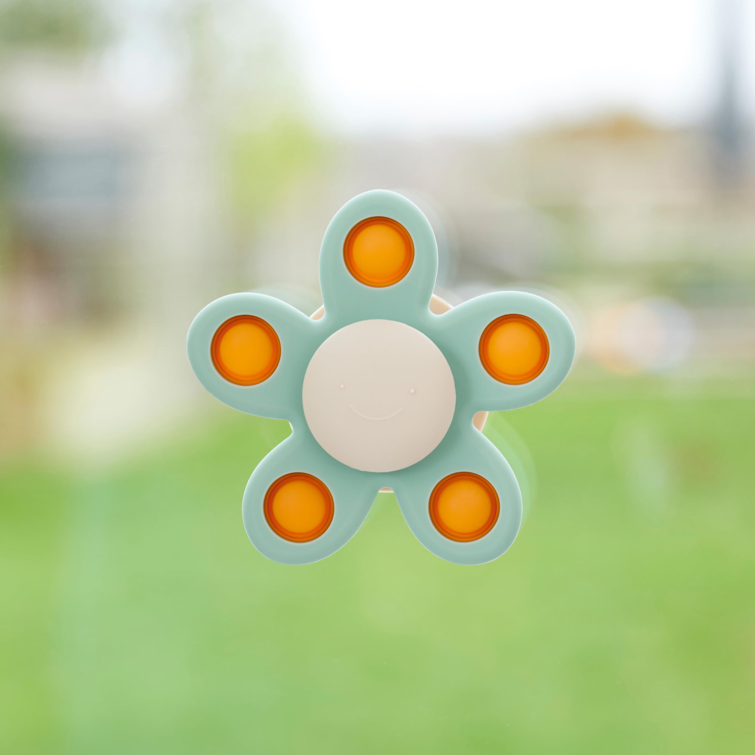 tickit Silisoft Flower Spinner Sensory Silicone Spinning Toy - Popping Sensory Fidget for Babies & Toddlers 3