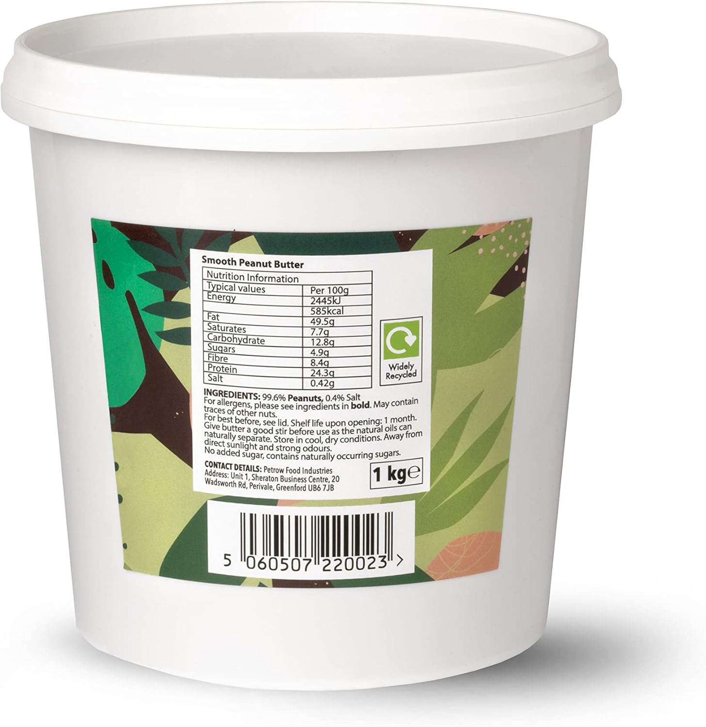 Legend Smooth Erdnussbutter (1 kg Glas), 100 %