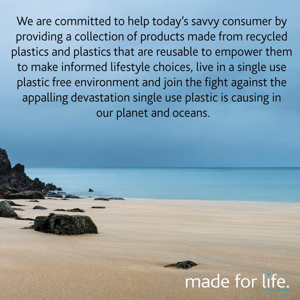 Addis Eco Washing Up Bowl with Twin Handle, 10 Litre, Made in UK from 100% Recycled Plastic 4