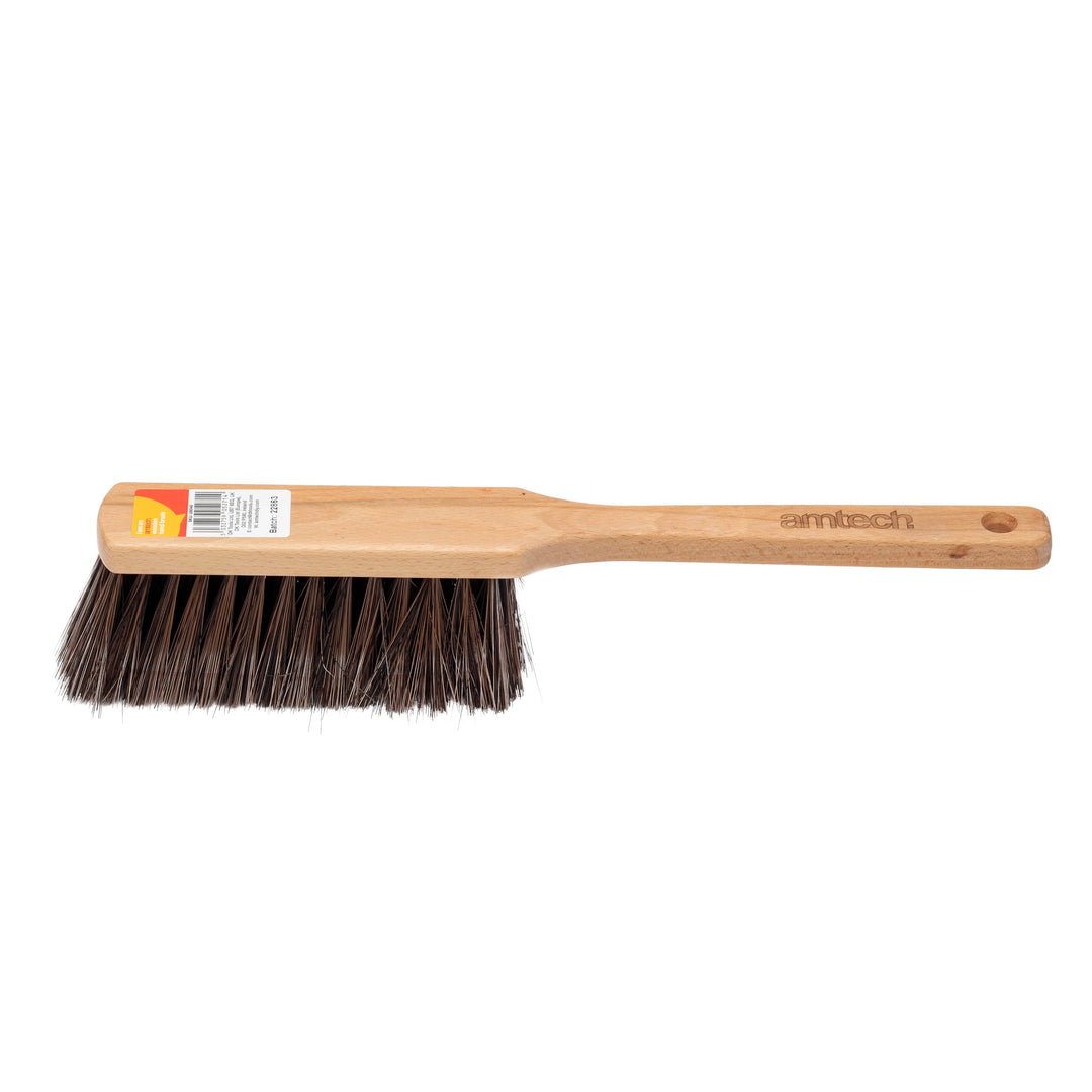 Amtech - Wooden Hand Brush for Indoor Gardening and Cleaning