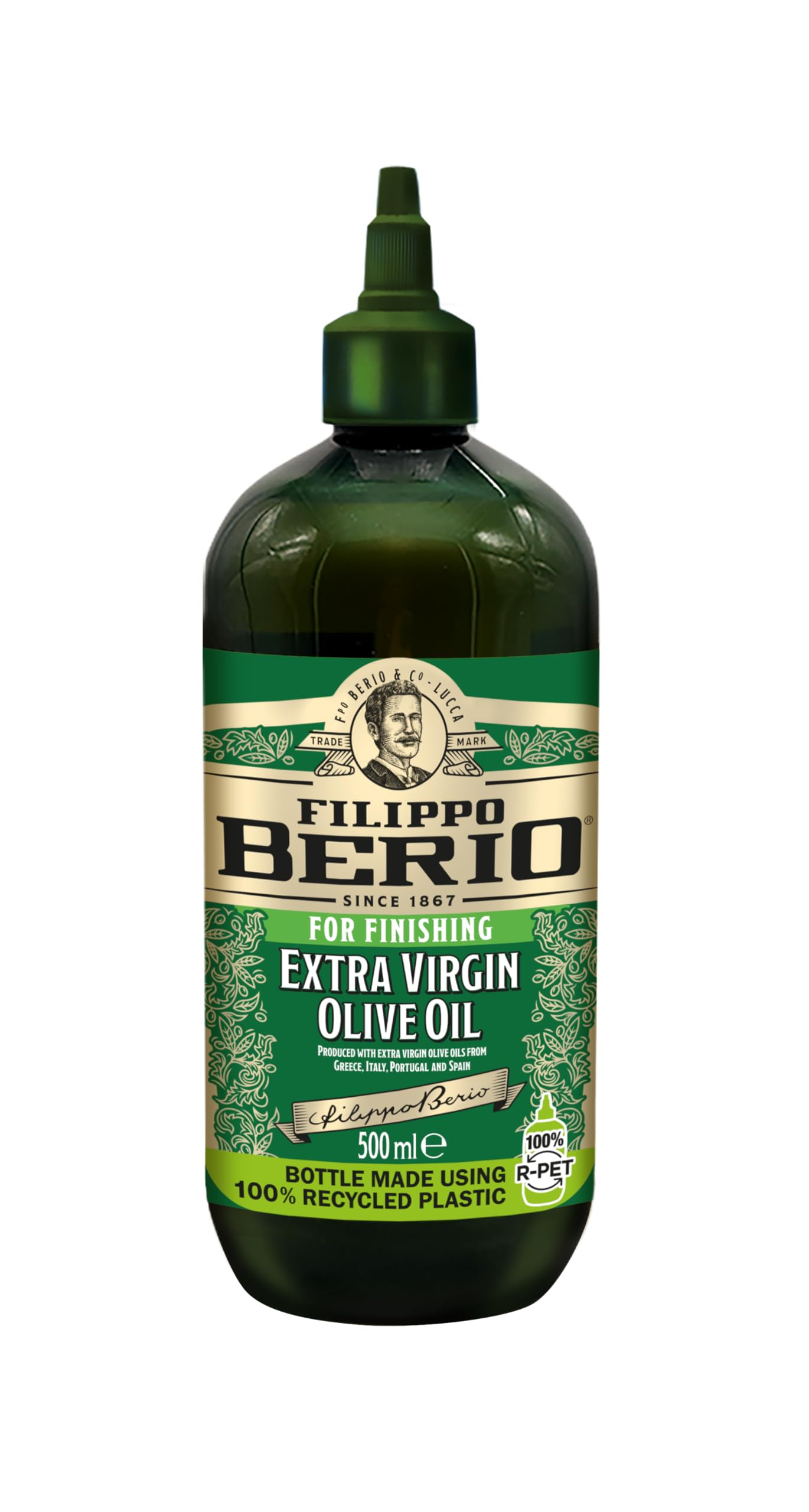 Filippo Berio Extra Virgin Olive Oil - Cold Pressed | 500ml Squeezable Bottle 1
