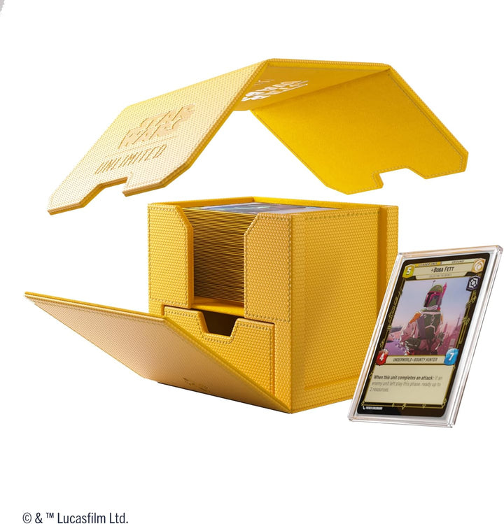 Gamegenic Star Wars Unlimited Deck Pod - Yellow - Trading Card Game Accessory