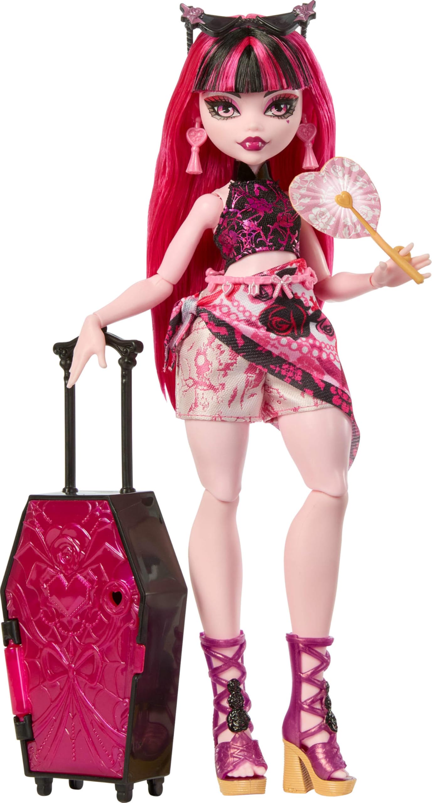 Monster High Skulltimate Secrets Draculaura Doll and Accessories Set | 125+ Outfits | Ages 4+ 2