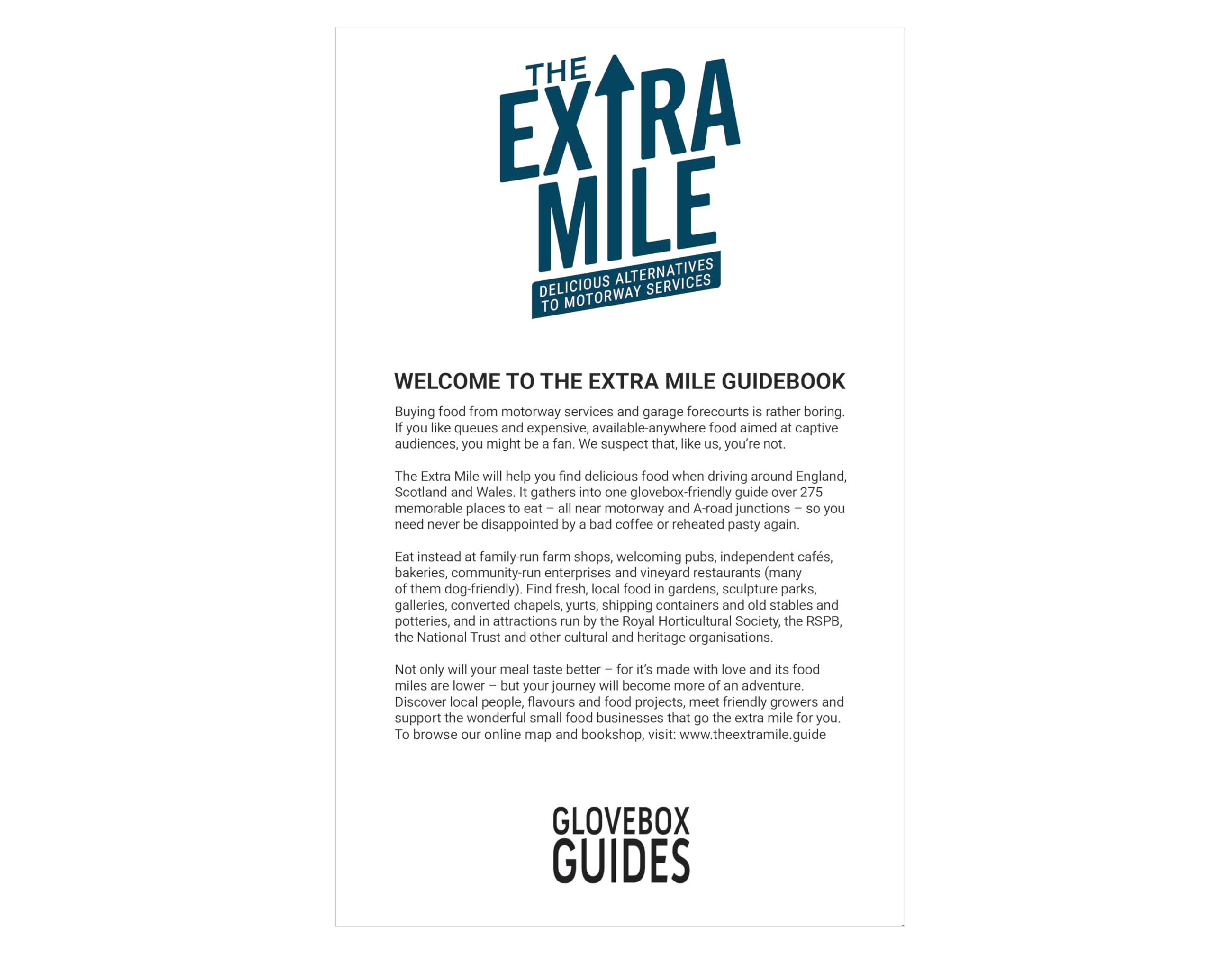 Printslinger The Extra Mile Guide: Delicious Alternatives to Motorway Services - 4th Edition | Food & Travel Writing | English 6