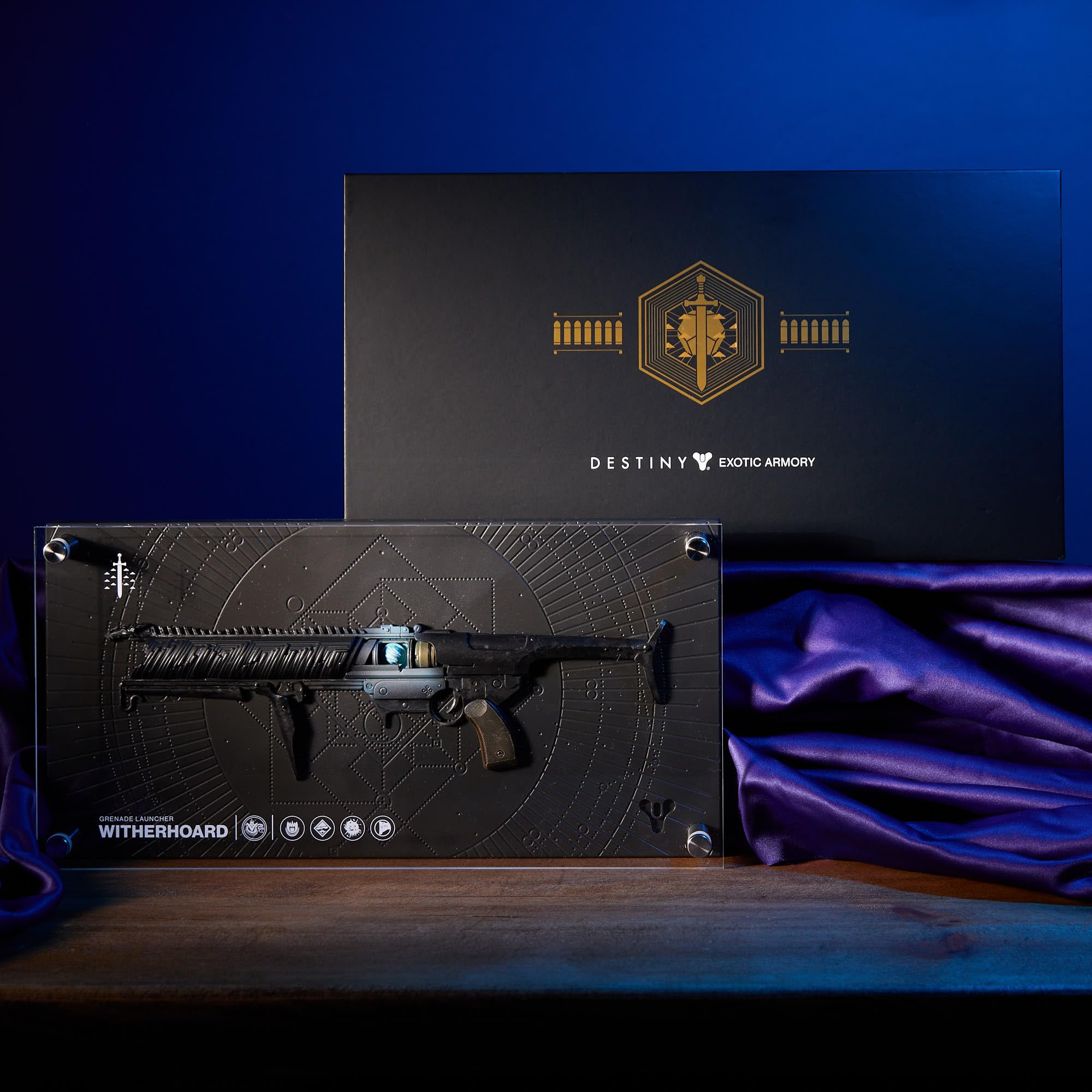 Numskull Witherhoard Exotic Weapon Replica Plaque Limited Edition Destiny Collectible