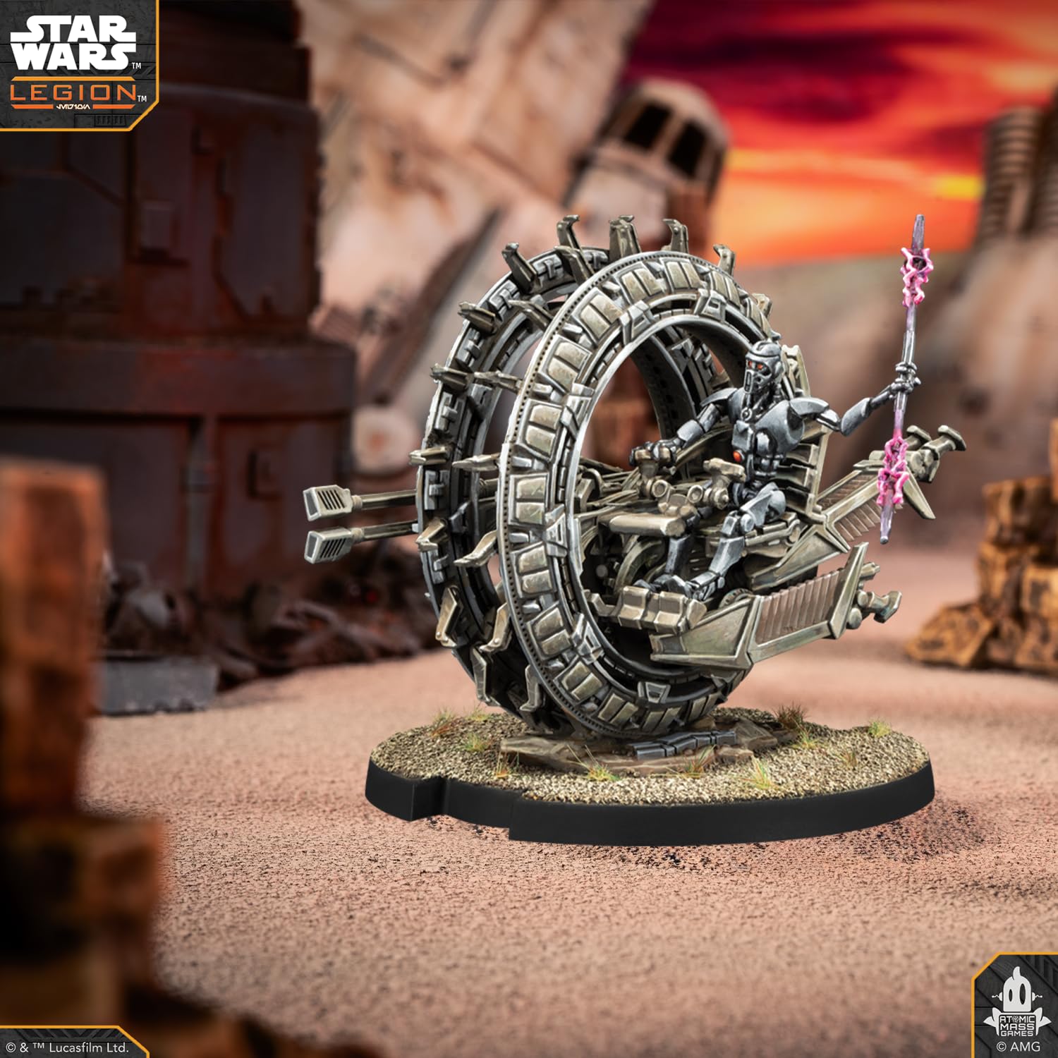 Asmodee Star Wars: Legion TSMEU-6 Personal Wheel Bike Expansion | Separatist Alliance Miniatures Game 3
