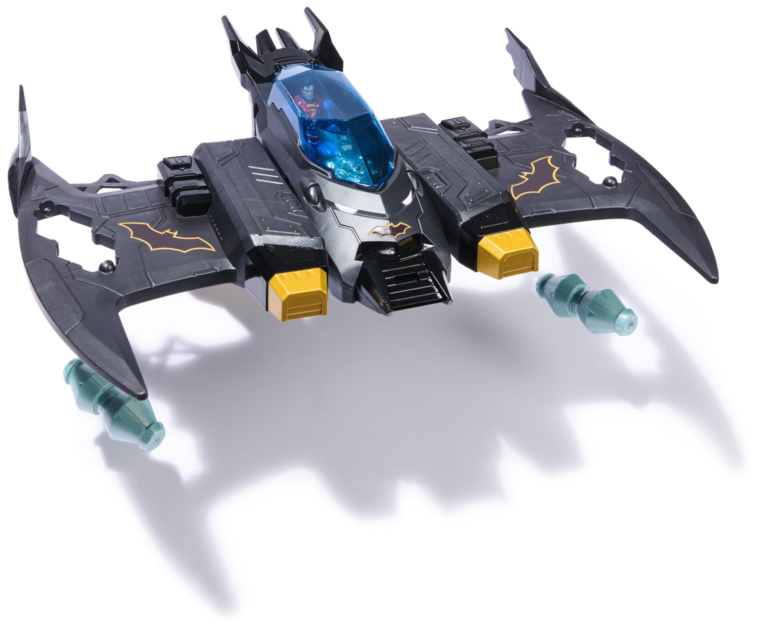 Metal Force Transforming Batwing - 2-in-1 Playset with Figures & Cards 3
