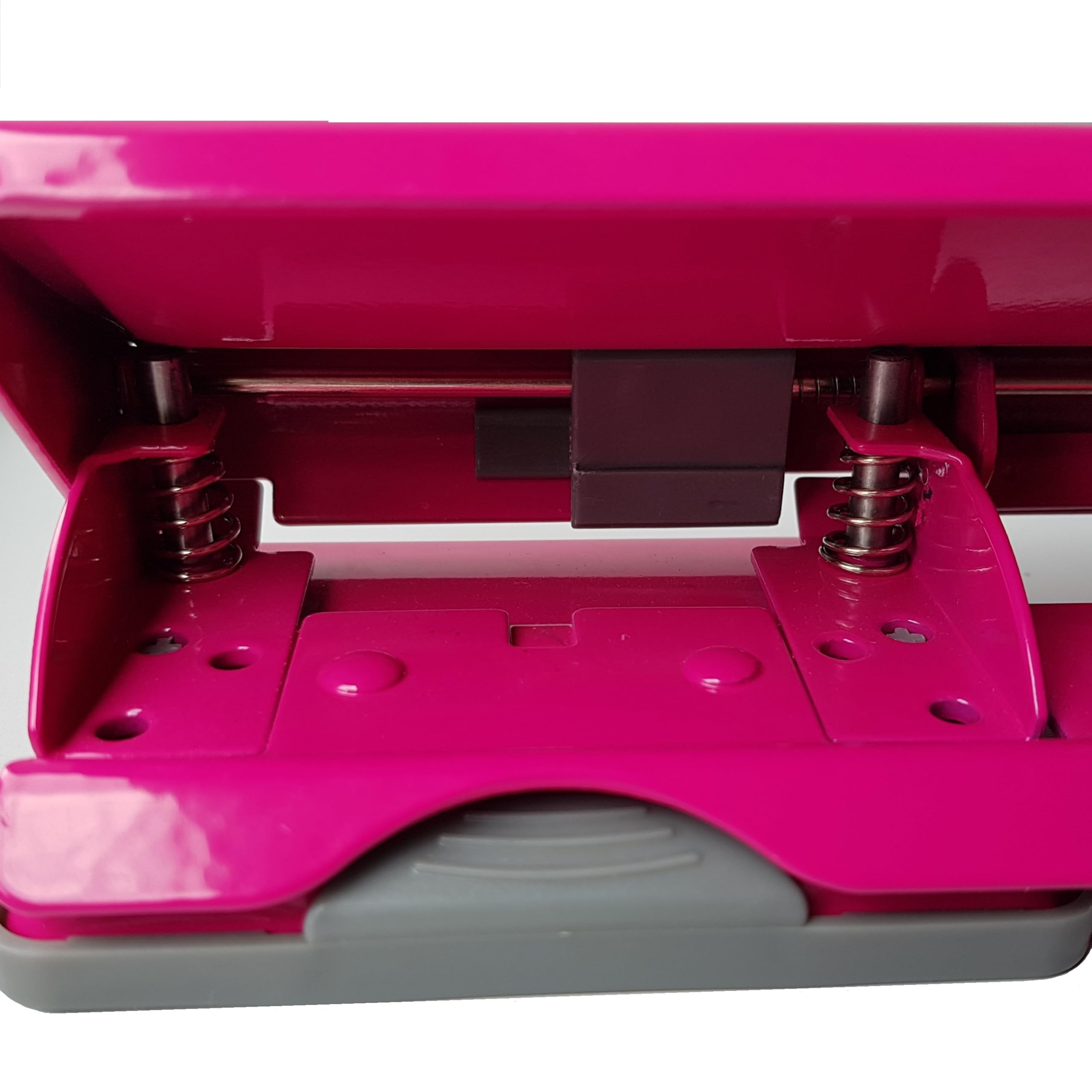 RAPESCO 720 4-Hole Punch - 22 Sheet Capacity | Metal Construction | Hot Pink 3