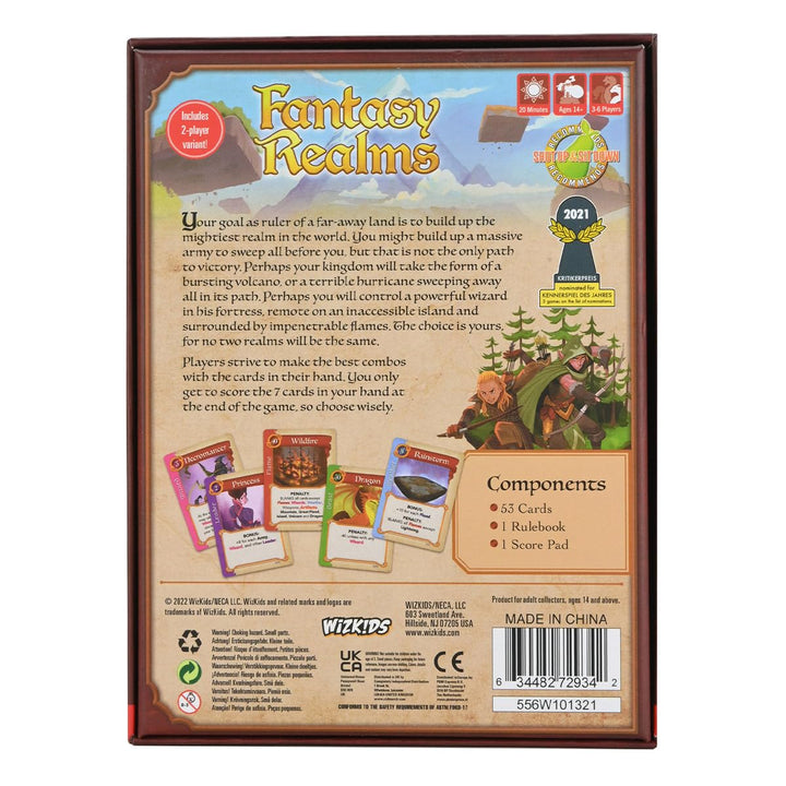 WizKids Fantasy Realms Card Game