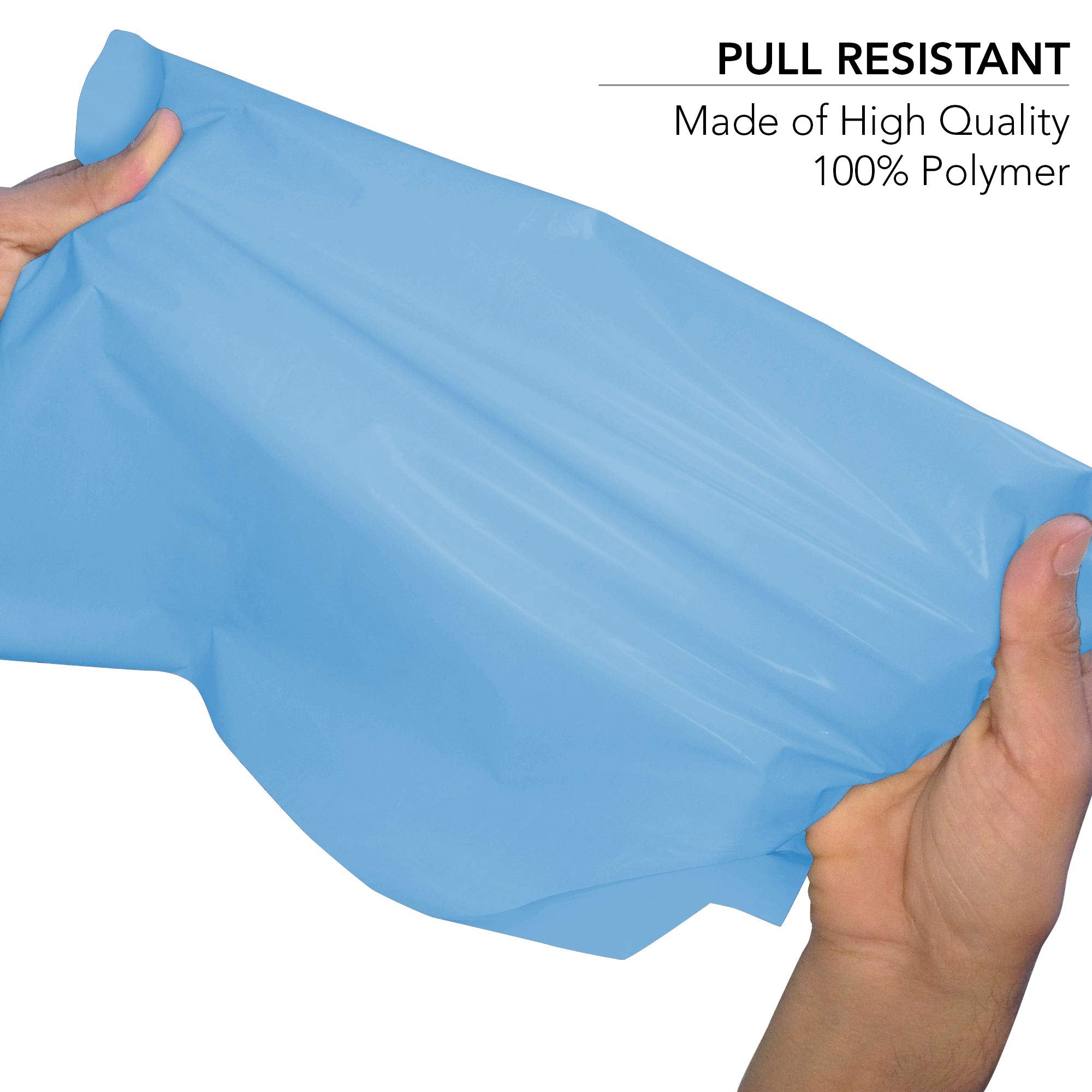 iSOUL 100 Pack Large Grey Plastic Mailing Postal Bags - 12 x 16 inch, Water Resistant 4