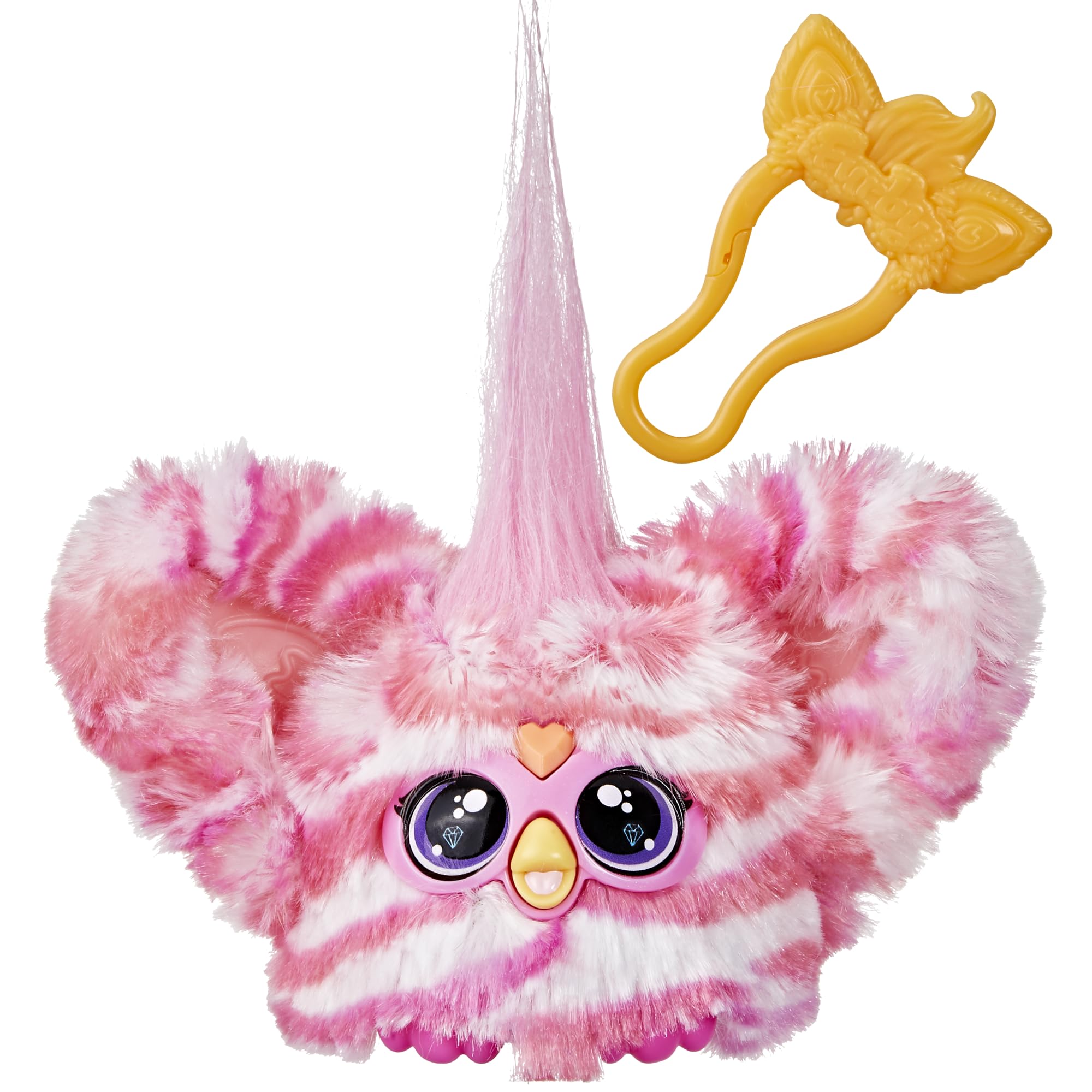 Furby Bub-Lee K-Pop Mini Electronic Plush Toy with Sound & Keychain | Ages 6+ | Pink 1