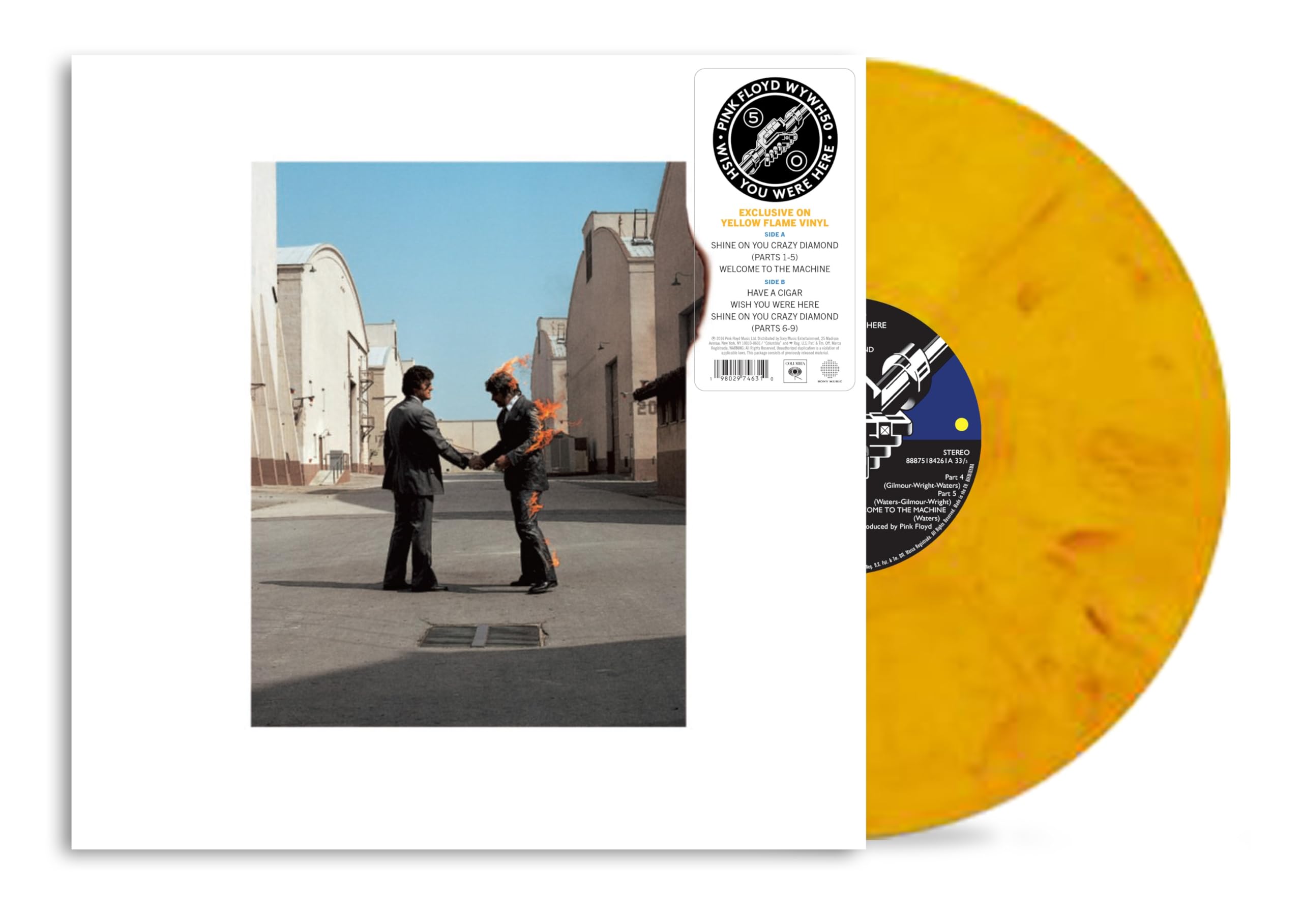 'Wish You Were Here (50th Anniversary) [Yellow Flame LP]' [VINYL]