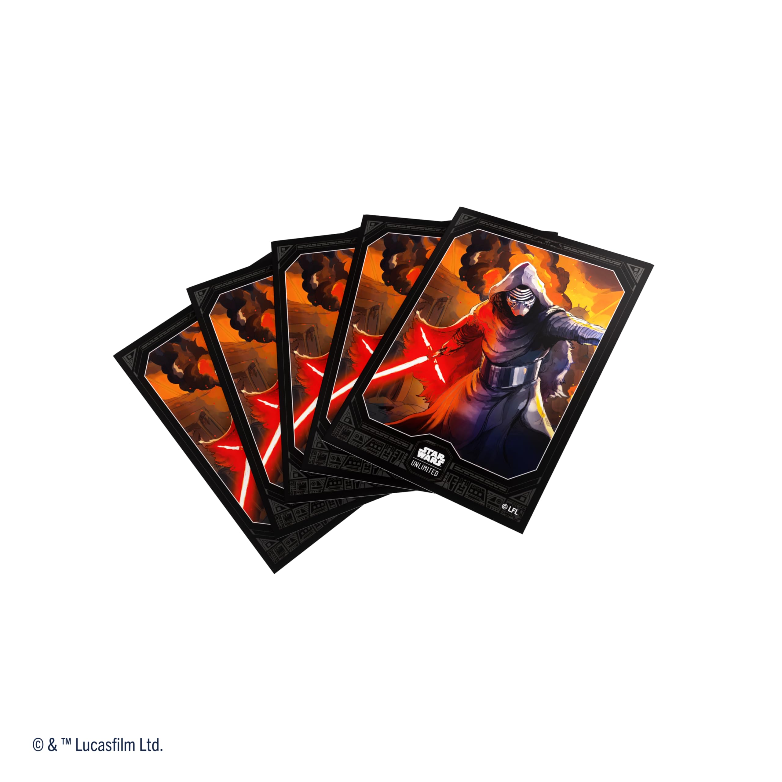 Gamegenic Star Wars Unlimited Kylo Ren Art Sleeves - 60 Art + 1 Clear Sleeve 2