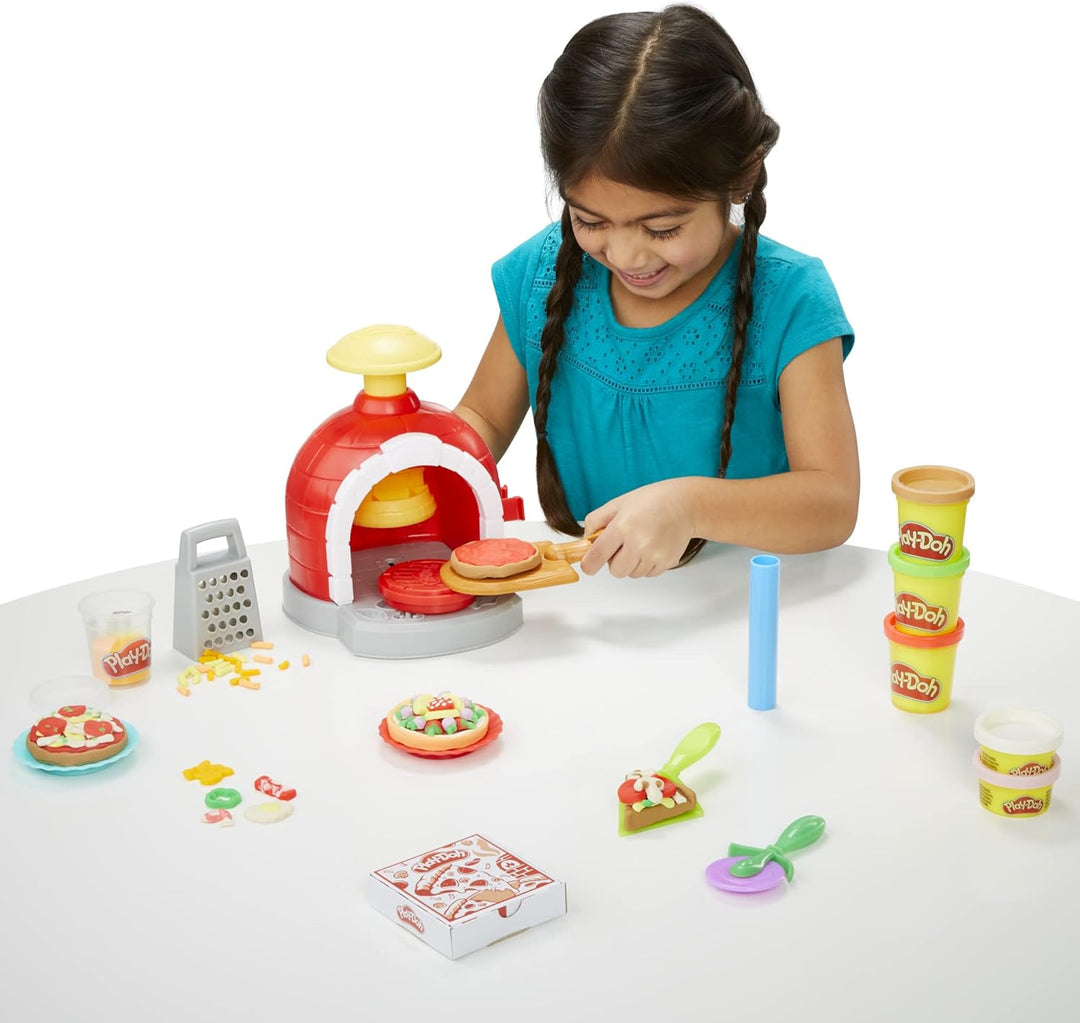 Play-Doh Kitchen Creations Pizza Oven Playset - 6 Colors & 8 Tools for Kids 3+