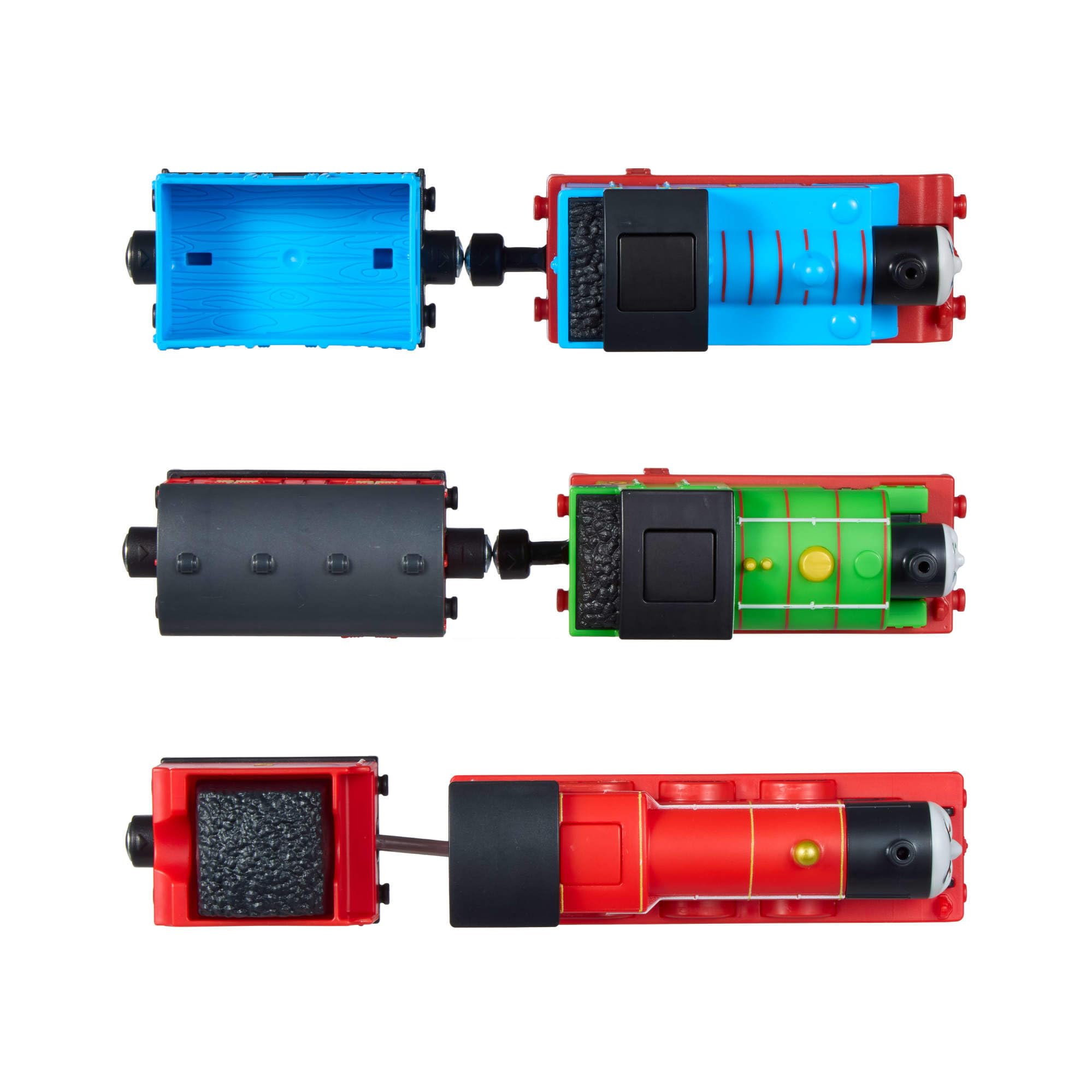 THOMAS & FRIENDS Motorized Engine Multipack with Thomas, Percy, and James | Ages 3+ 4