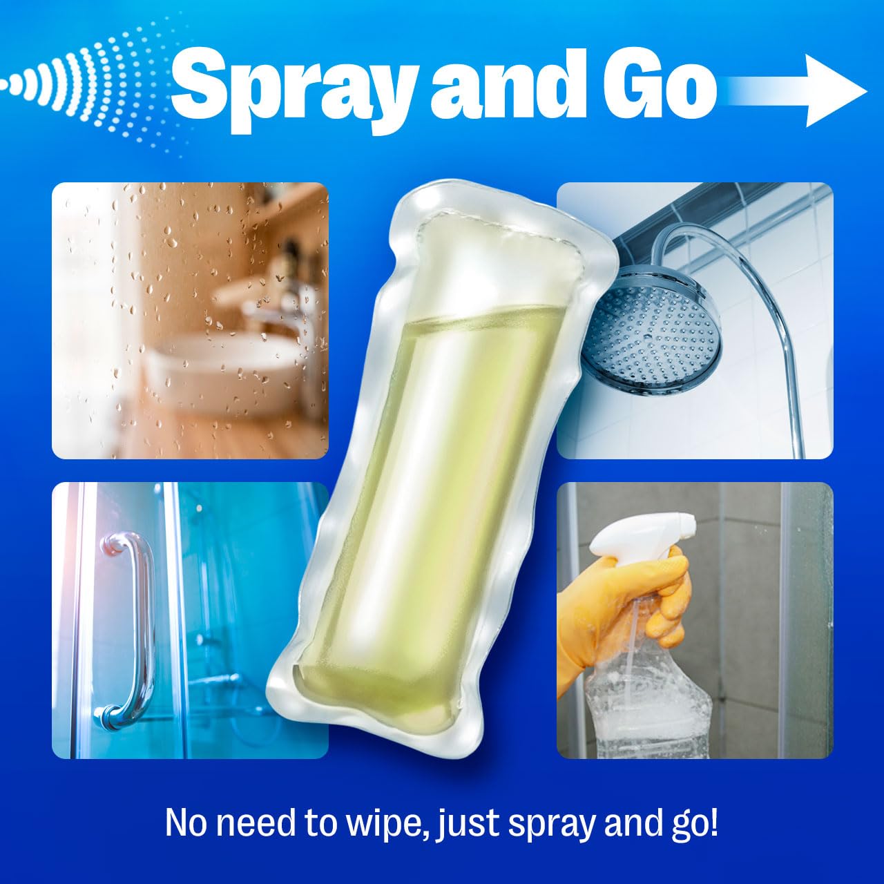 OceanSaver Daily Shower Cleaner EcoDrops - Pack of 6 | Prevents Limescale | Citrus Scent 2