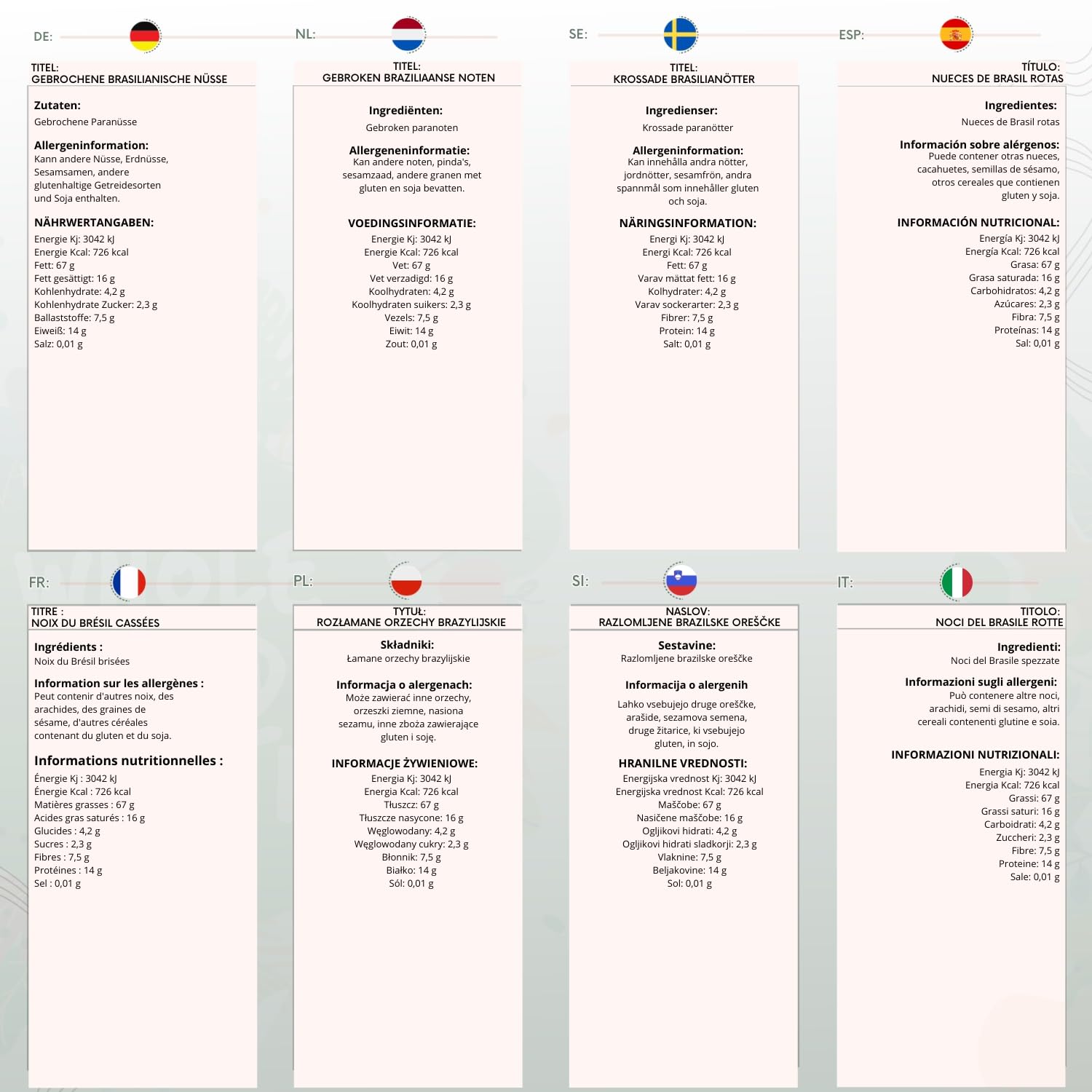 Wholefood Earth Broken Brazil Nuts 1 kg | GMO Free | Natural | Vegan | High in Fibre & Protein 5