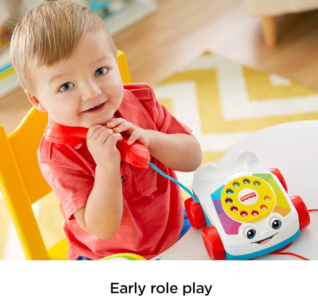 Fisher-Price Chatter Telephone - Classic Pull-Along Toy for Toddlers 12M+