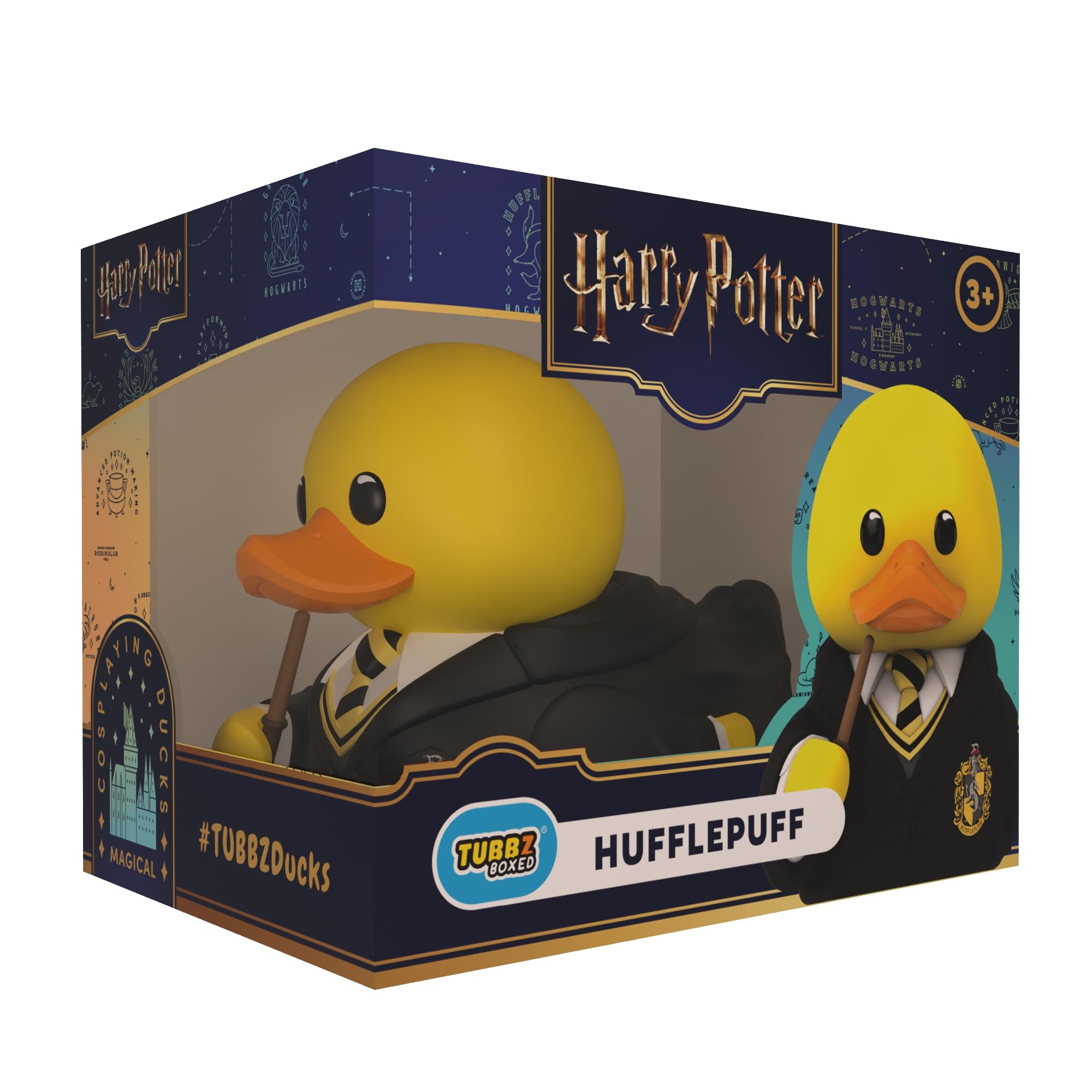 TUBBZ Harry Potter Hufflepuff Rubber Duck Collectible Figure - 9cm PVC