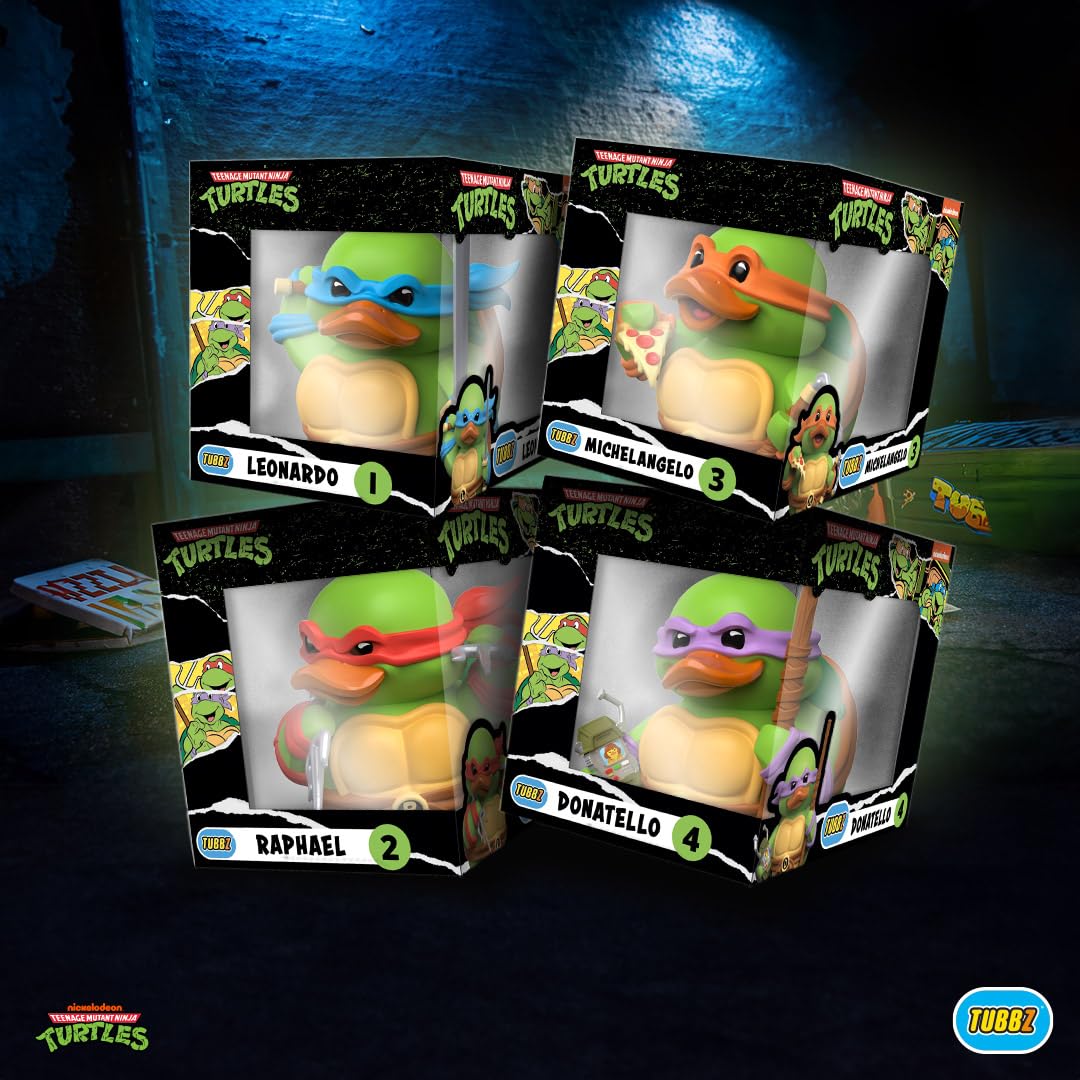 TUBBZ Michelangelo Collectible Vinyl Rubber Duck Figure | Boxed Edition | Approx 3.54 in Tall 6