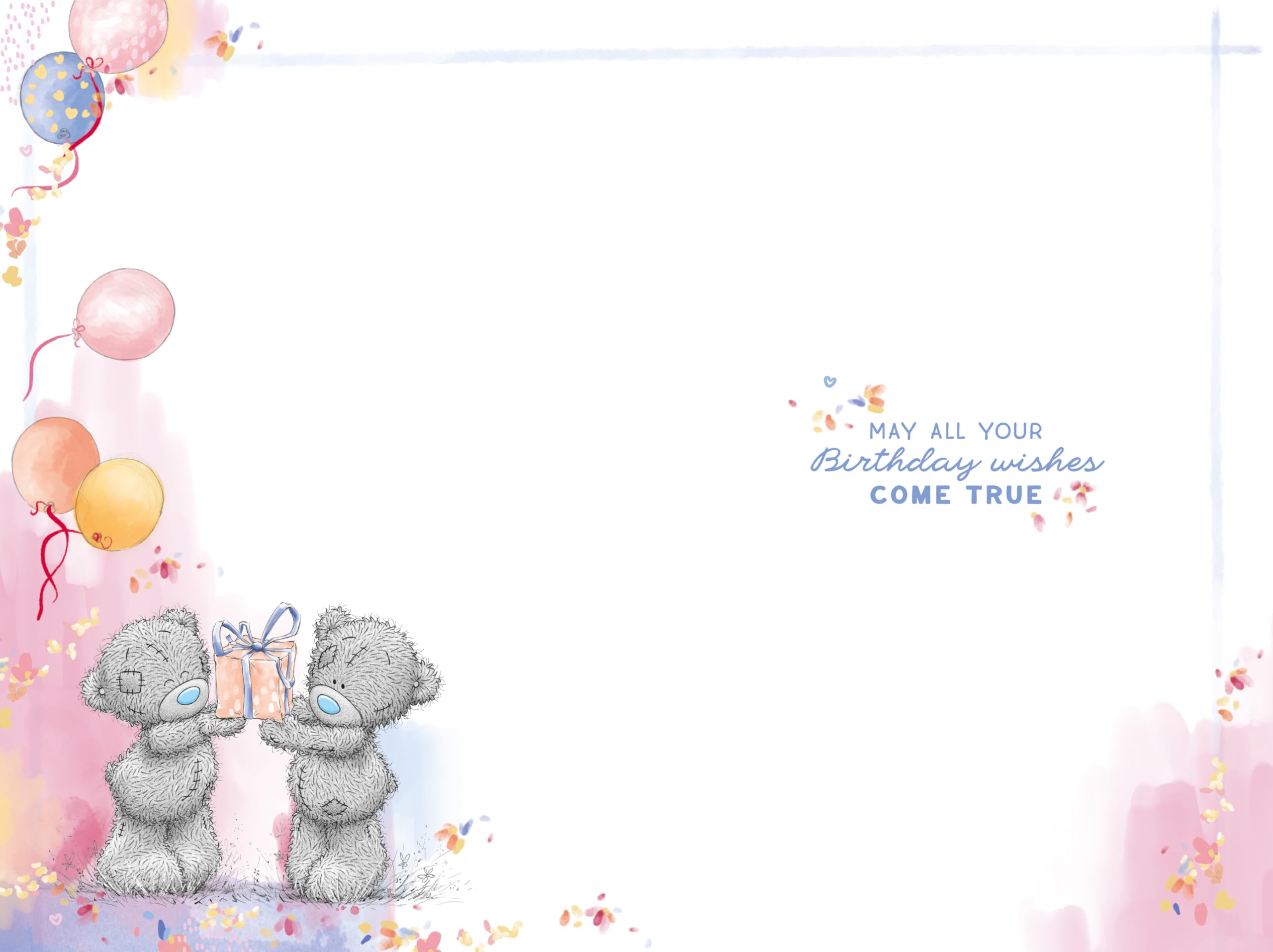 Me To You Tatty Teddy Luxury Gold Foil Birthday Card for Grandma | 6 x 9 Inches