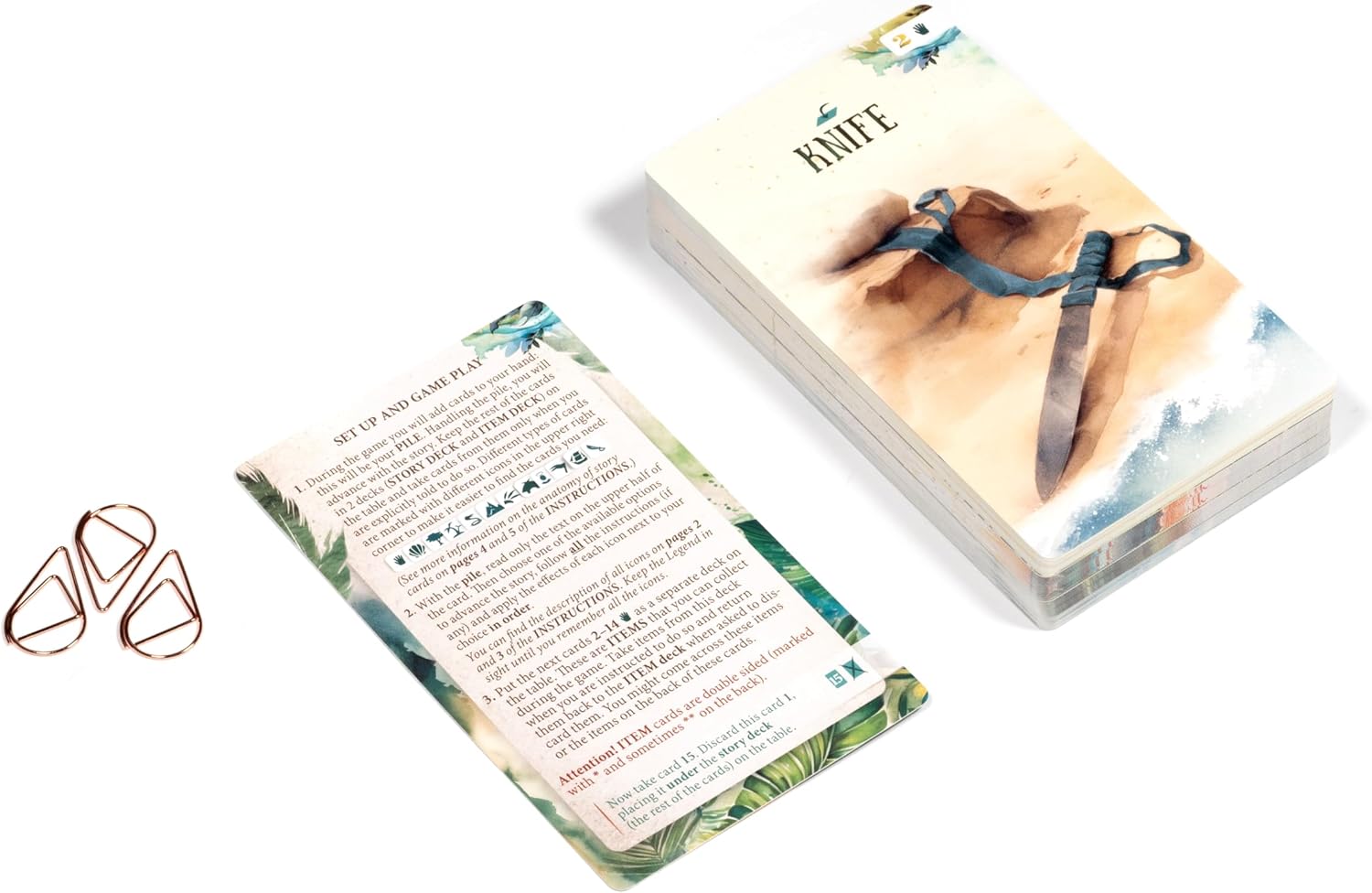 Alley Cat Games Washed Ashore Card Based Choose Your Own Adventure Game 7