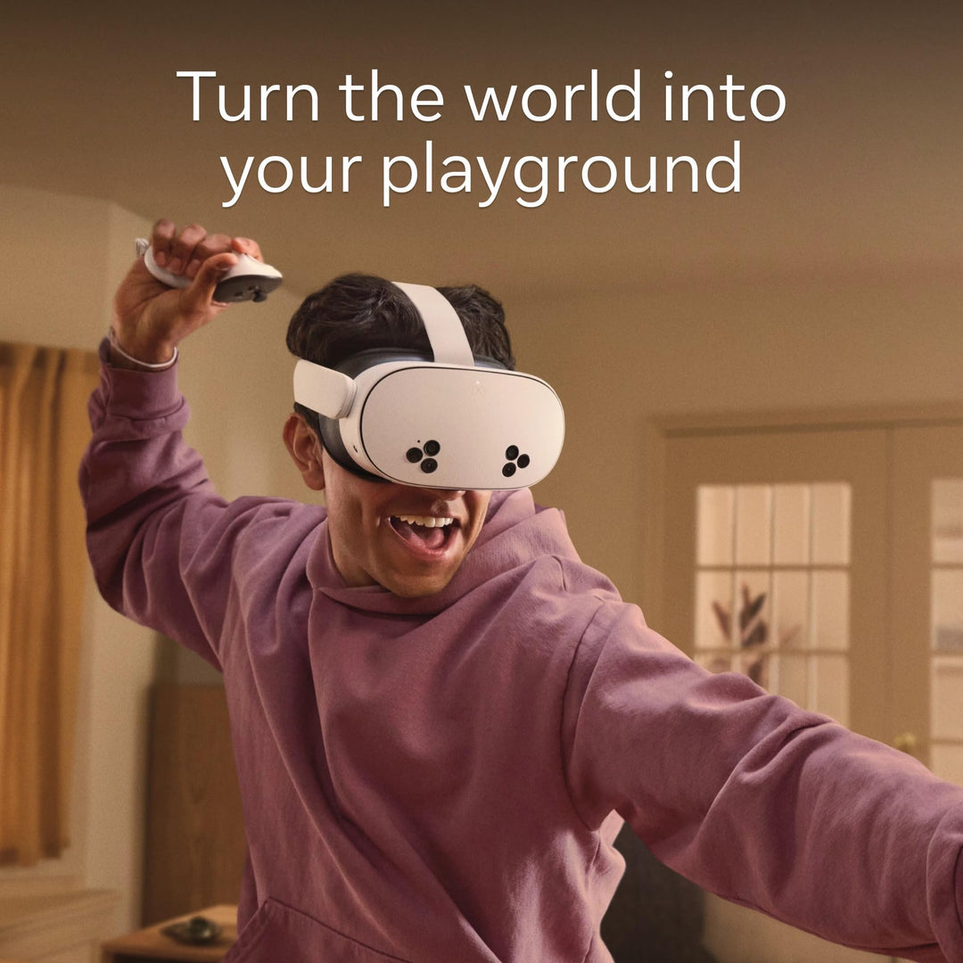 Meta Quest 3S 256 GB – Mixed Reality Headset with High-Definition Graphics & Wireless Comfort