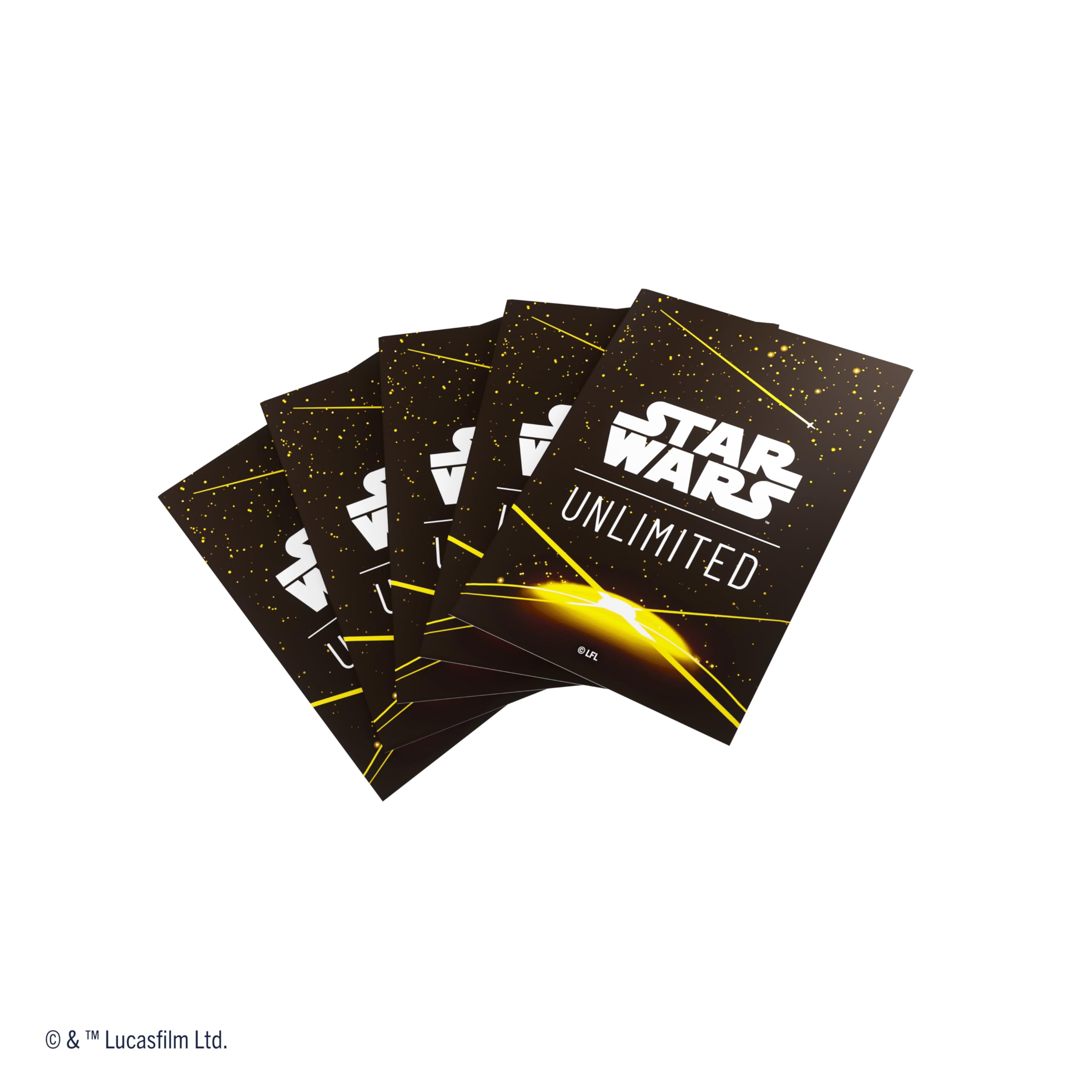 Gamegenic Star Wars: Unbegrenzte Premium-Art-Hüllen – Gelbe Kartenrückseite 3
