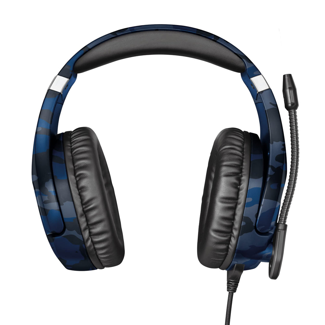 Trust Gaming GXT 488 Forze-B Officially Licensed PS4 PS5 Gaming Headset with 50mm Drivers, Foldable Mic, Blue