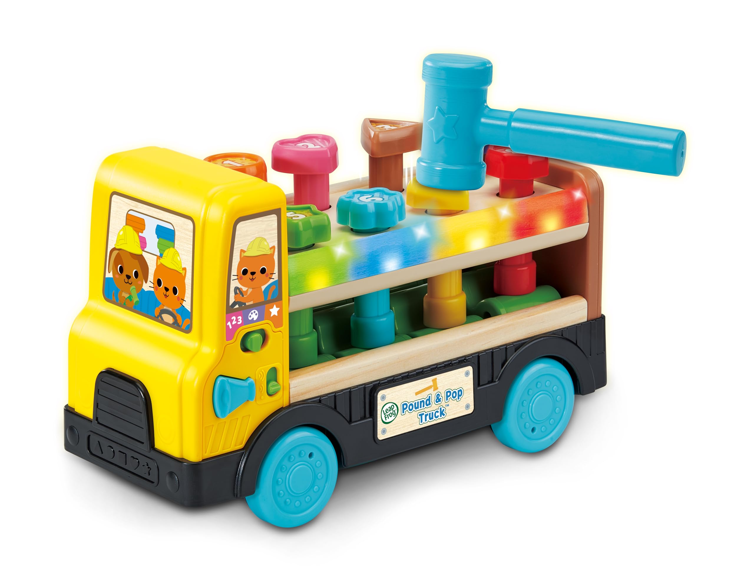 LeapFrog Pound & Pop Truck - Interactive Educational Toy for Toddlers 24 Months & Up 1