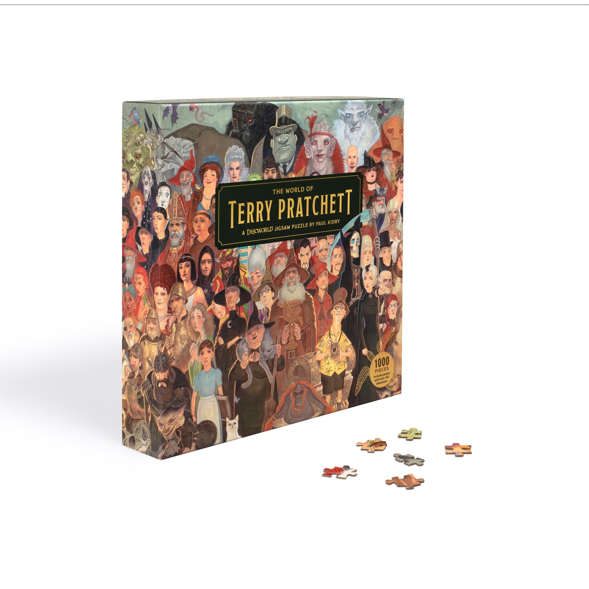 Laurence King The World of Terry Pratchett 1000 Piece Jigsaw Puzzle by Paul Kidby | Poster Included 3