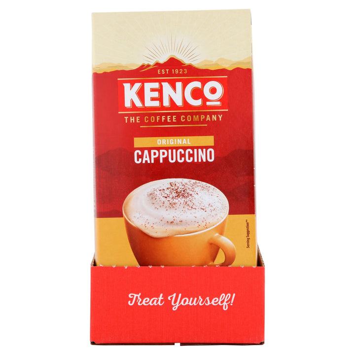 Kenco - Cappuccino Instant Coffee Sachets (Pack of 5, 40 Sachets, 592g)