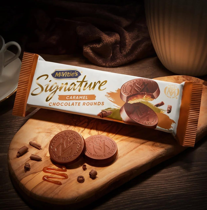McVitie's Signature Caramel Chocolate Rounds Biscuits (109 g)