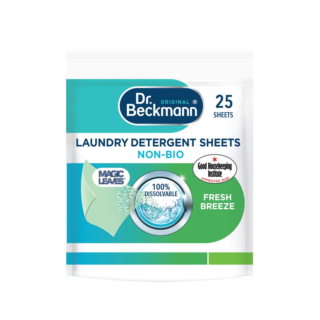 Dr. Beckmann - MAGIC LEAVES Non-Bio Laundry Detergent Sheets | 25 Sheets