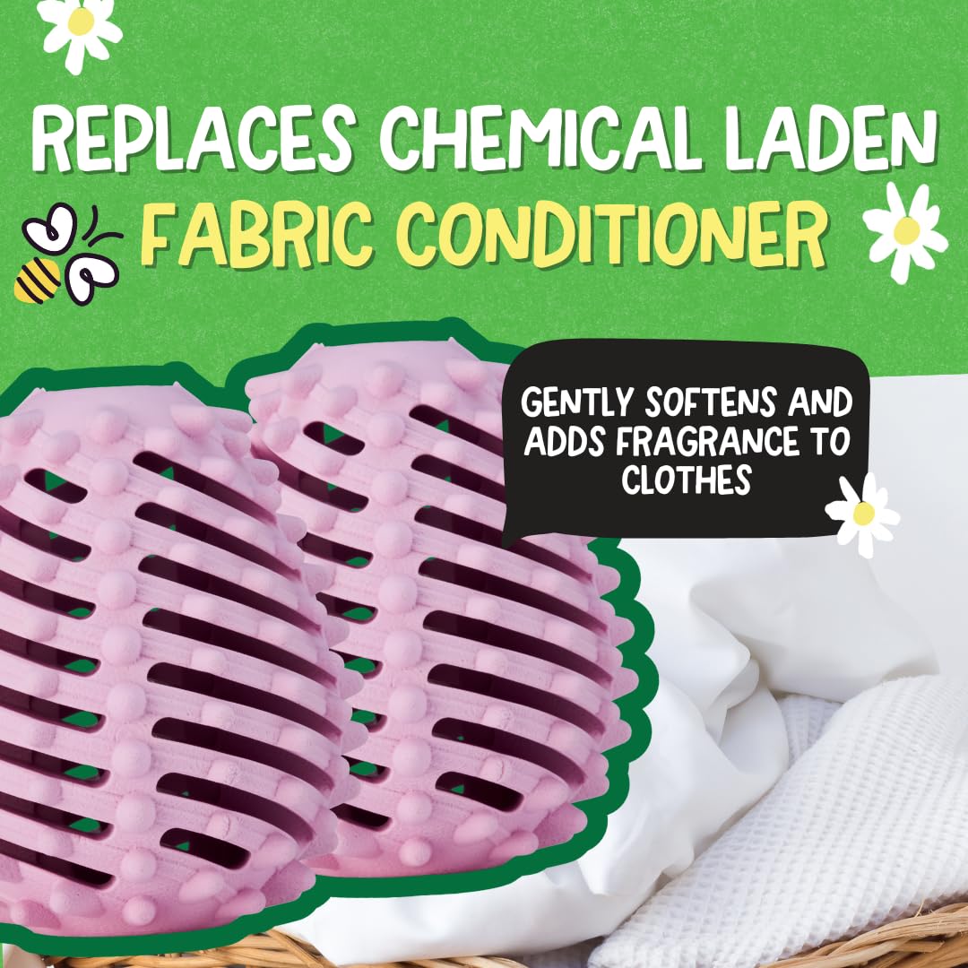 Ecoegg - Dryer Eggs Tumble Dryer Balls | Spring Blossom Scent | Reduces Drying Time | Hypoallergenic