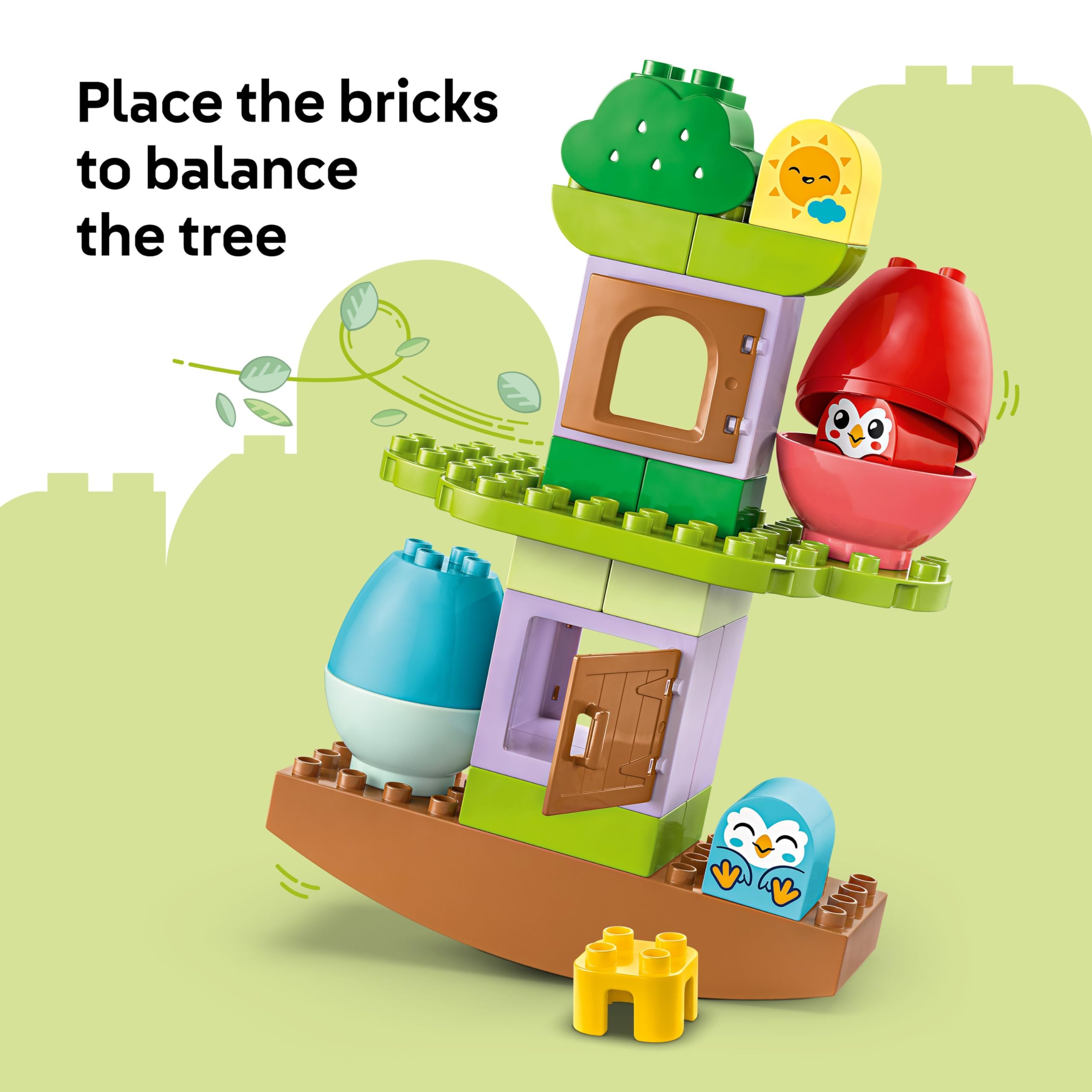 LEGO DUPLO 10440 My First Balancing & Stacking Tree Building Set for Ages 1.5+ 5