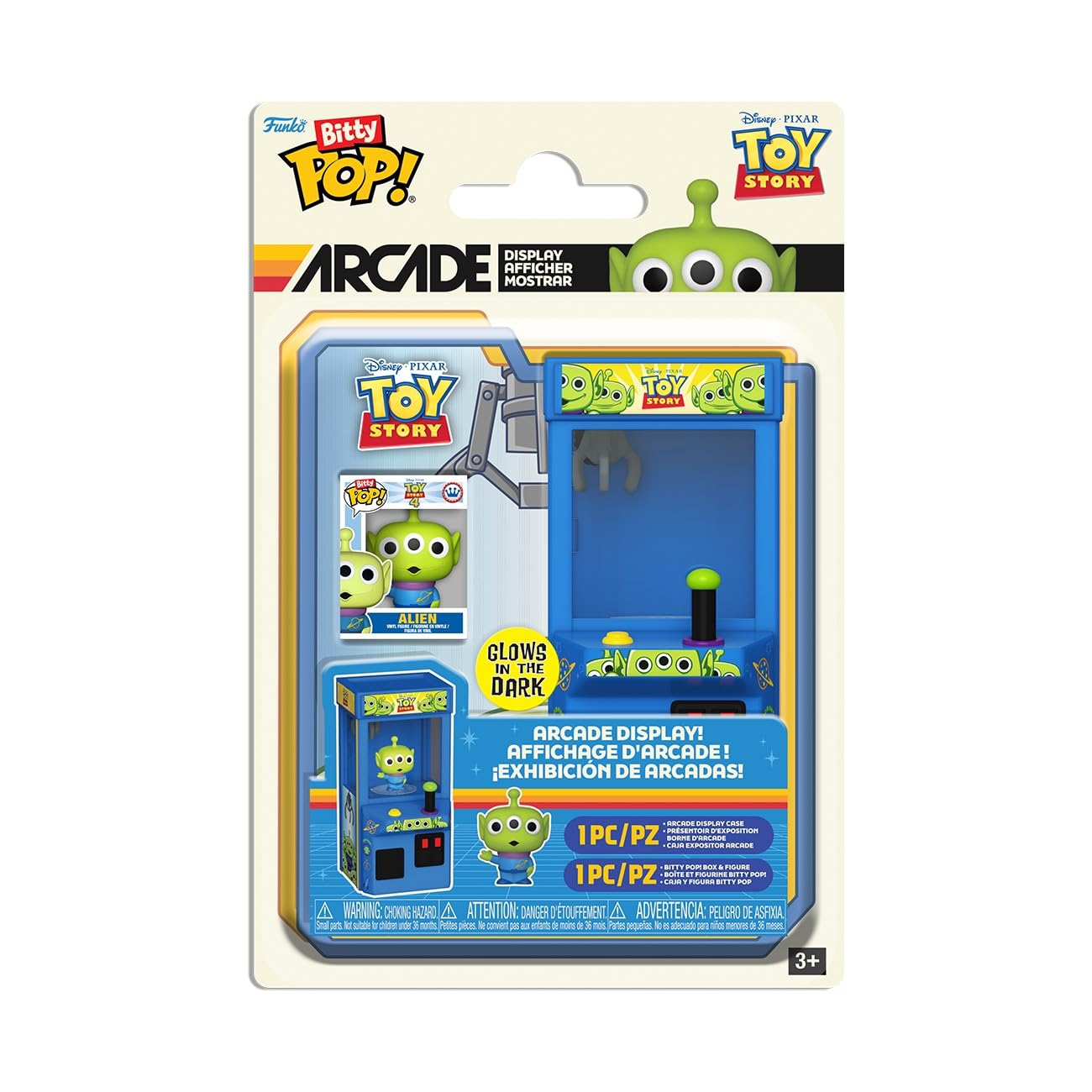 Funko Bitty POP! Arcade Claw: TS- Alien (GW) Vinyl Miniature Figure | 3.75 in Tall