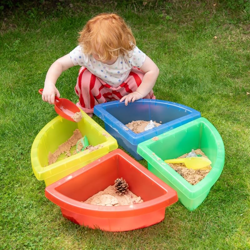 tickit Translucent Nesting Scoops - 3 Pcs for Sand & Water Play | Motor Skill Development | Ages 10 Months+ 2