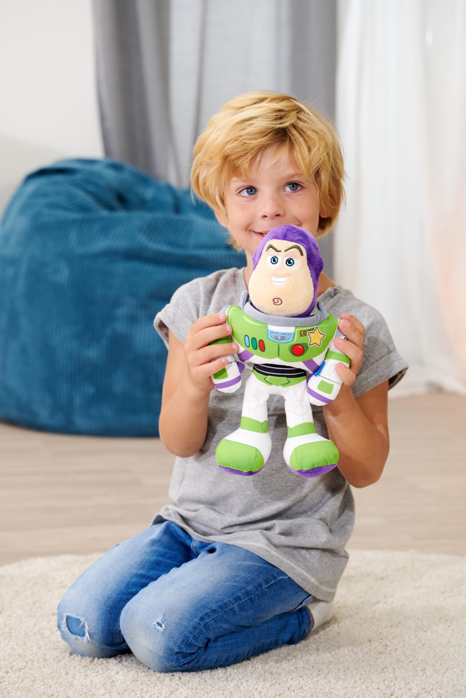 Simba Disney Toy Story 5 Buzz Lightyear 25cm Plush Toy | Soft Cotton Material | Unisex Children