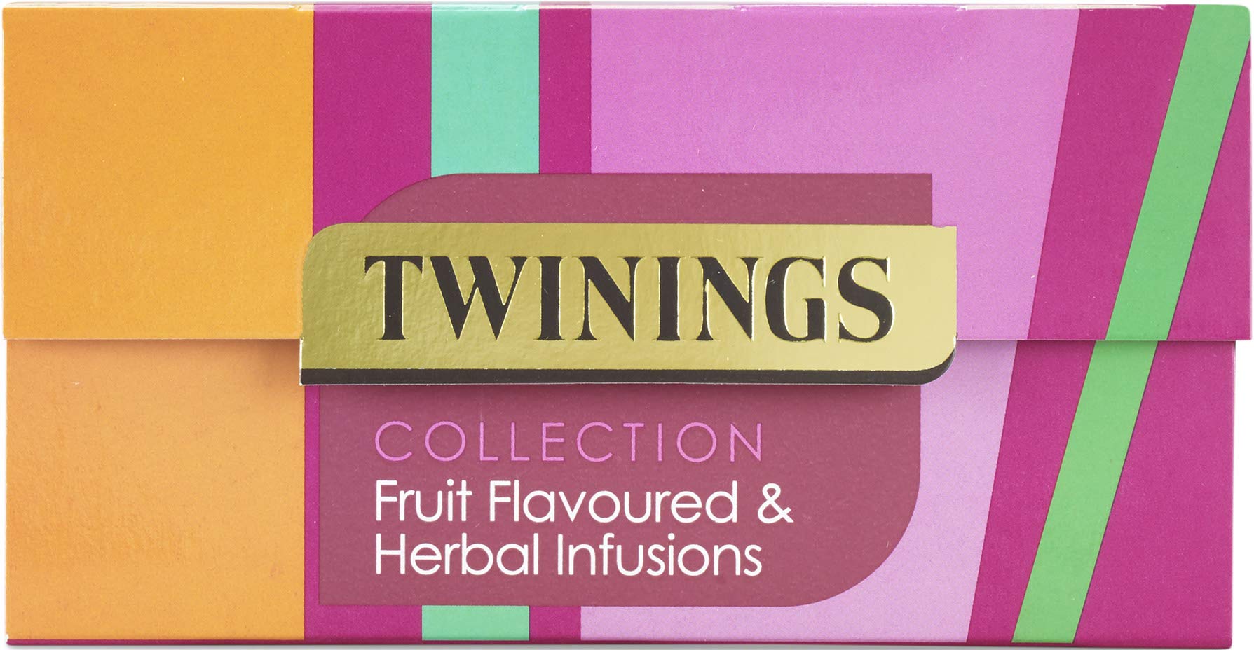 Twinings Infusions Selection Variety Geschenkset – 40 umhüllte Teebeutel mit Pfefferminze, Zitrone &amp; Ingwer, Schwarze Johannisbeere &amp; Blaubeere, Kamille 3