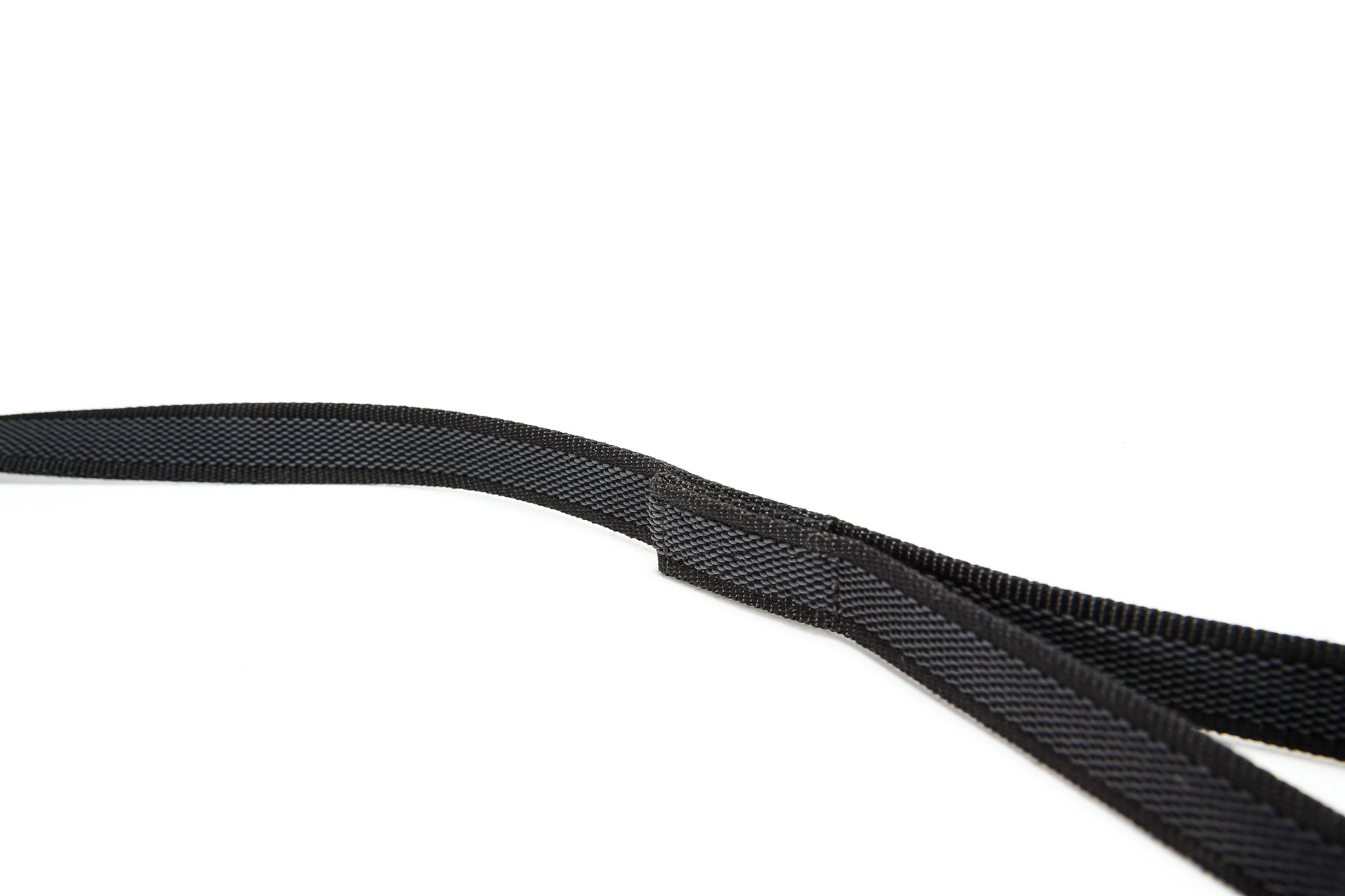 Julius-K9 Color & Gray Super-Grip Leash - 20 mm x 1 m, Black-Gray | Durable Textile 3