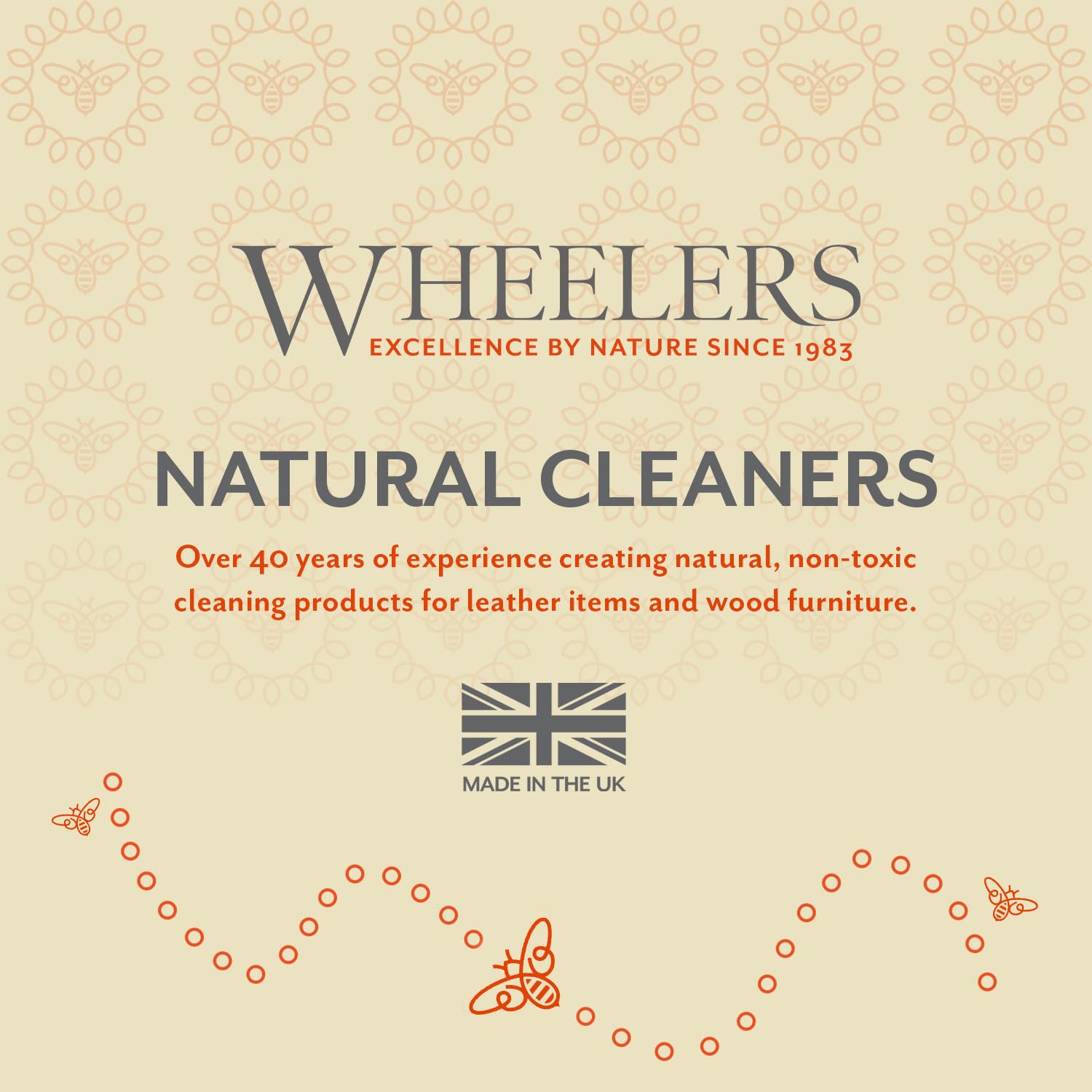Wheelers Natural Wood Furniture Cream - Beeswax & Linseed Oil Polish | 300ml | Lavender Scent 7