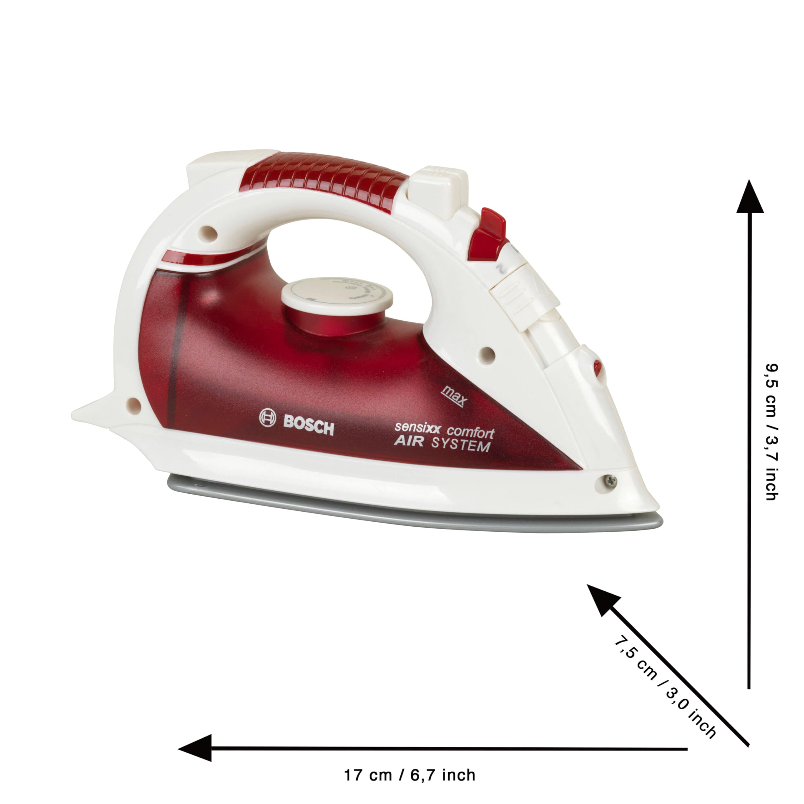 Theo Klein Bosch Iron - Toy with Water Spray Function | Ages 3+ | 17cm 2
