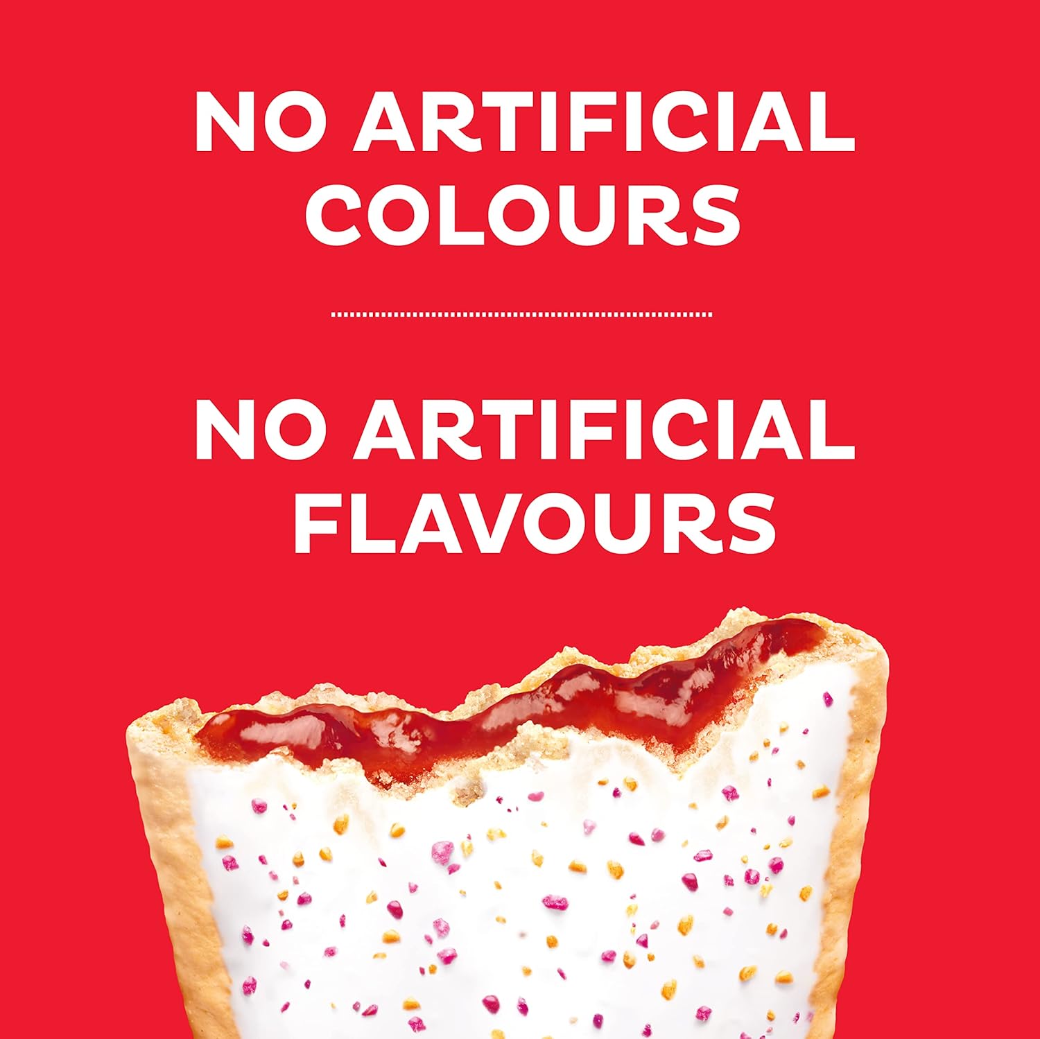 Kellogg's Pop-Tarts Frosted Strawberry Sensation Toaster Pastries Box, 8 x 48g 2
