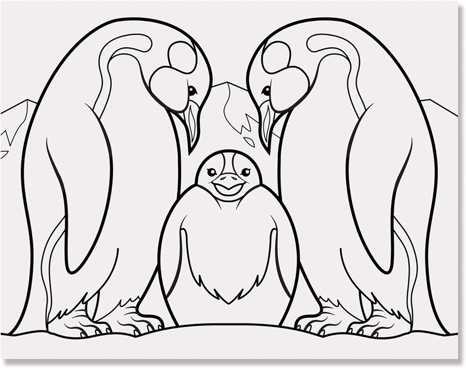 Melissa & Doug Jumbo Coloring Pad - Animals | 50 Pages, 28cm x 35cm | Activity Book for Kids 3+ 4